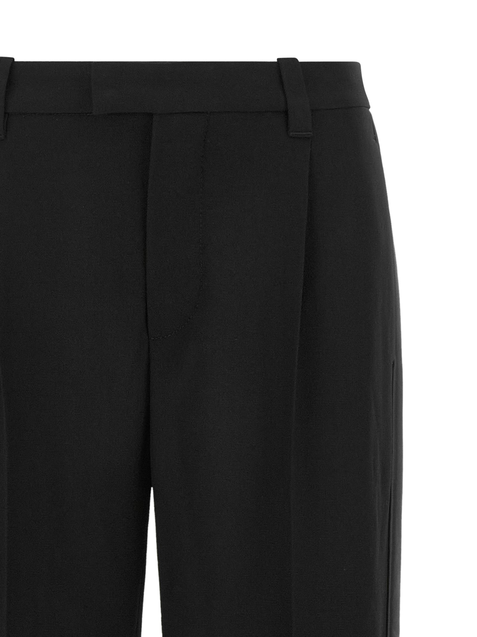 Brunello Cucinelli Black Virgin Wool Casual Pants Brunello Cucinelli