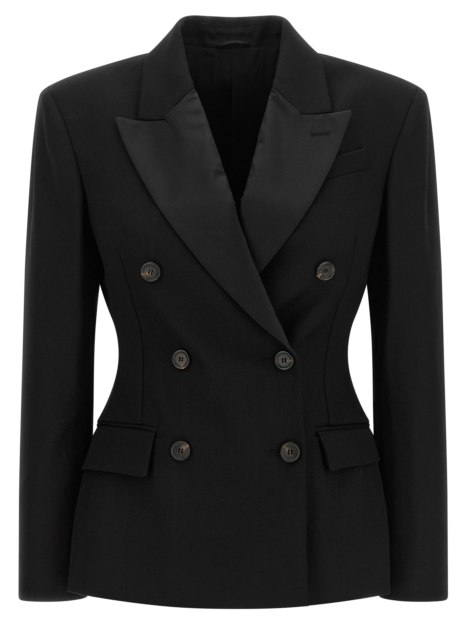Brunello Cucinelli Black Virgin Wool Blazer Brunello Cucinelli
