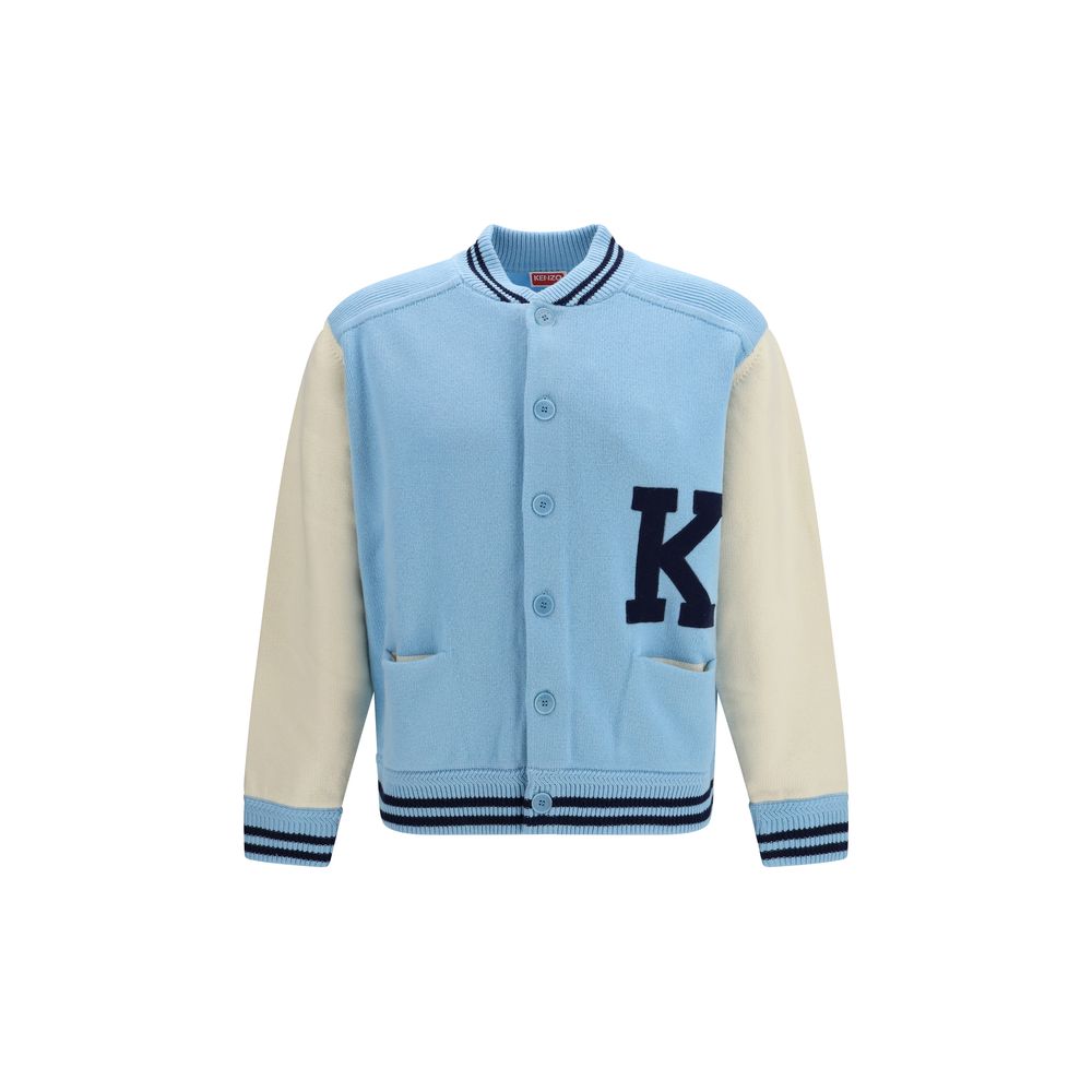 Kenzo Blue Wool Oves Aries Bomber Kenzo