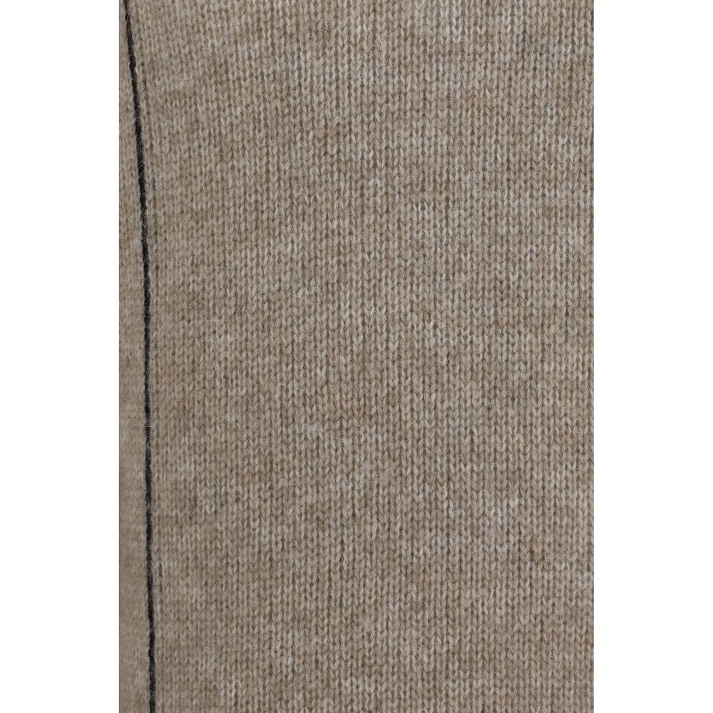 Giorgio Armani Beige Alpaca Vicugna Pacos Hoodie Giorgio Armani