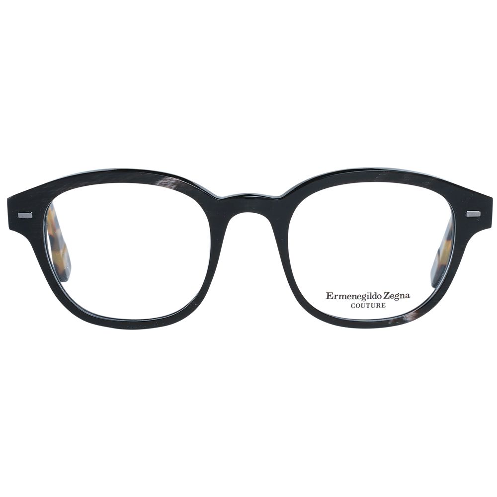 Ermenegildo Zegna Brown Horn Glasses (Frames) Ermenegildo Zegna