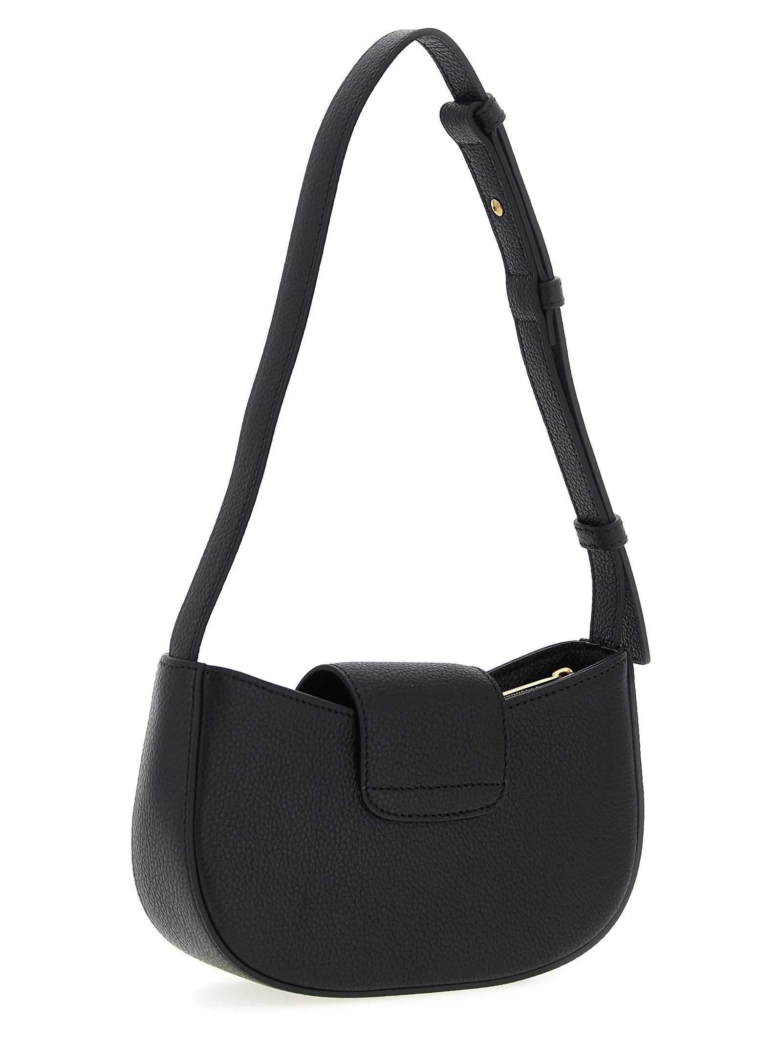 Ferragamo Black Calfskin Shoulder Bag Ferragamo