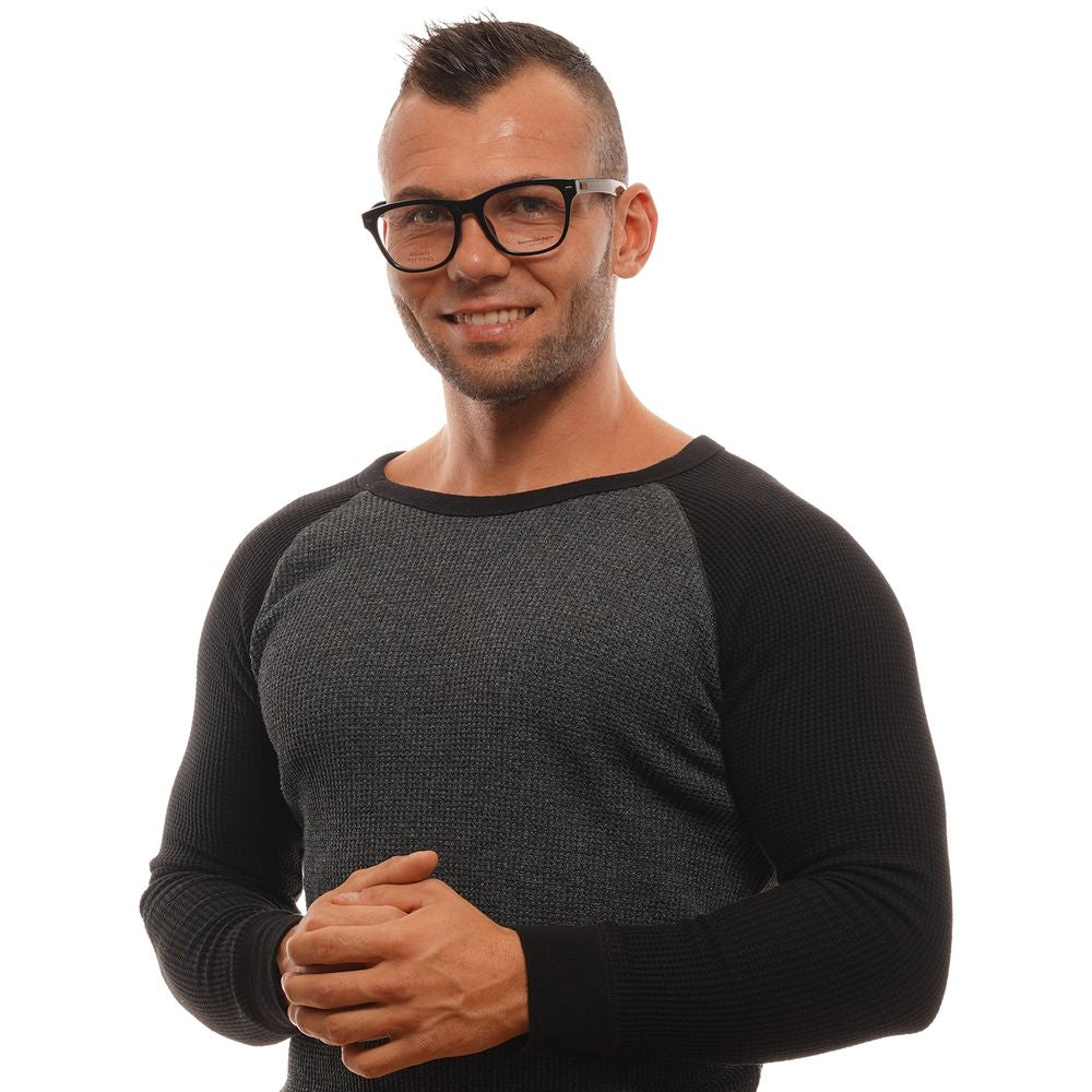 Ermenegildo Zegna Black Plastic Glasses (Frames) Ermenegildo Zegna