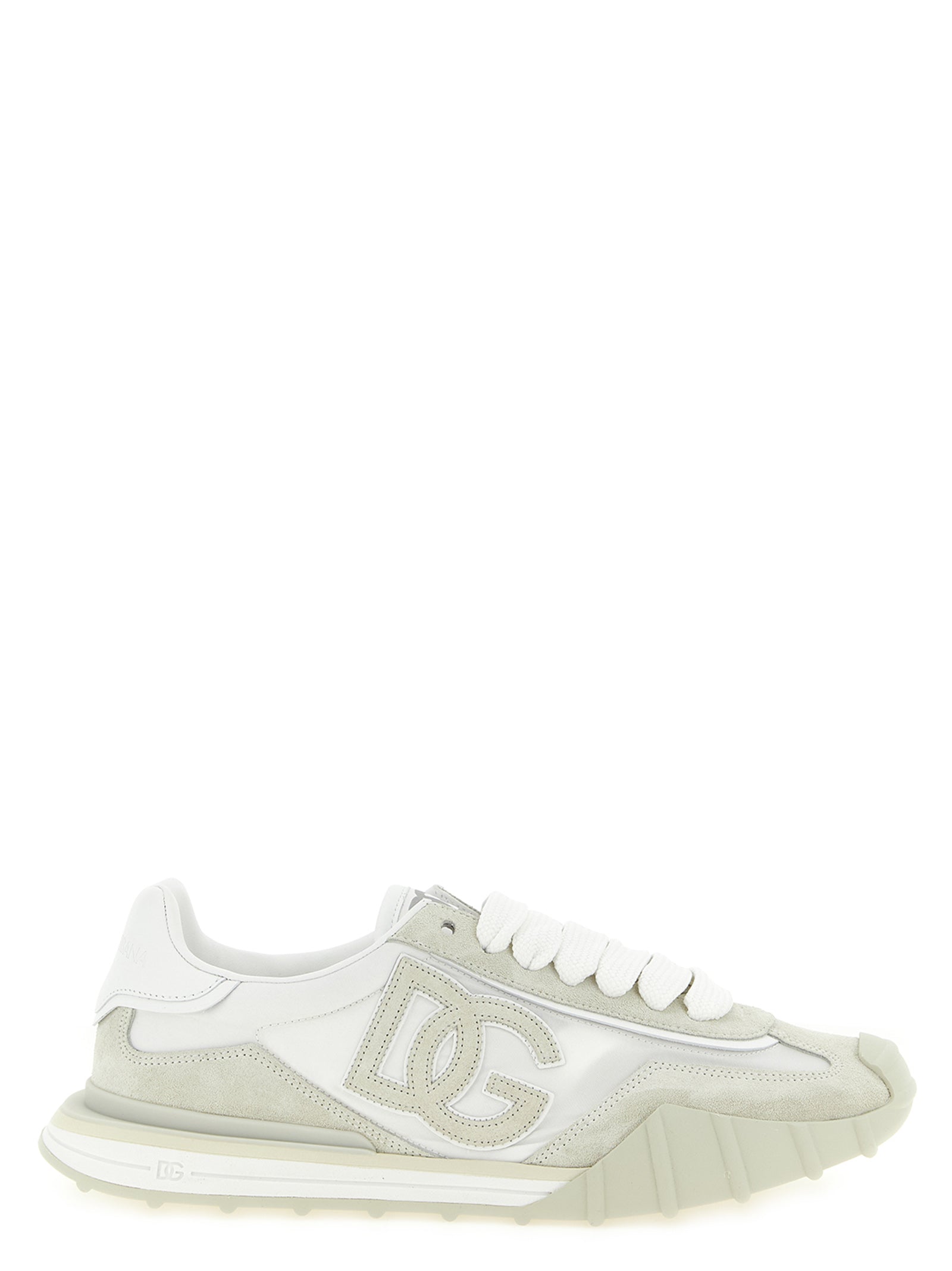 Dolce & Gabbana Beige Polyamide Athletic Sneakers Dolce & Gabbana