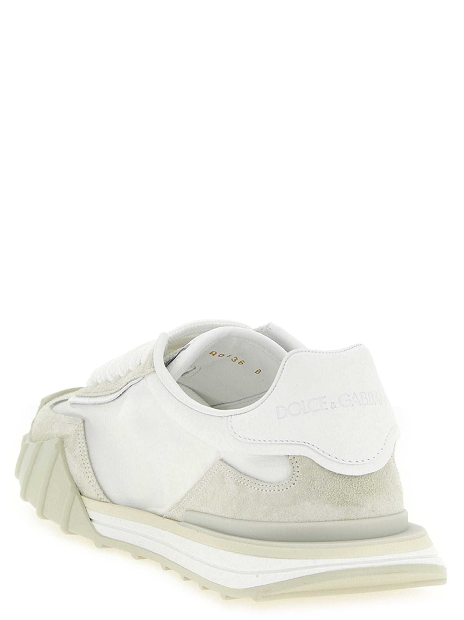Dolce & Gabbana Beige Polyamide Athletic Sneakers Dolce & Gabbana