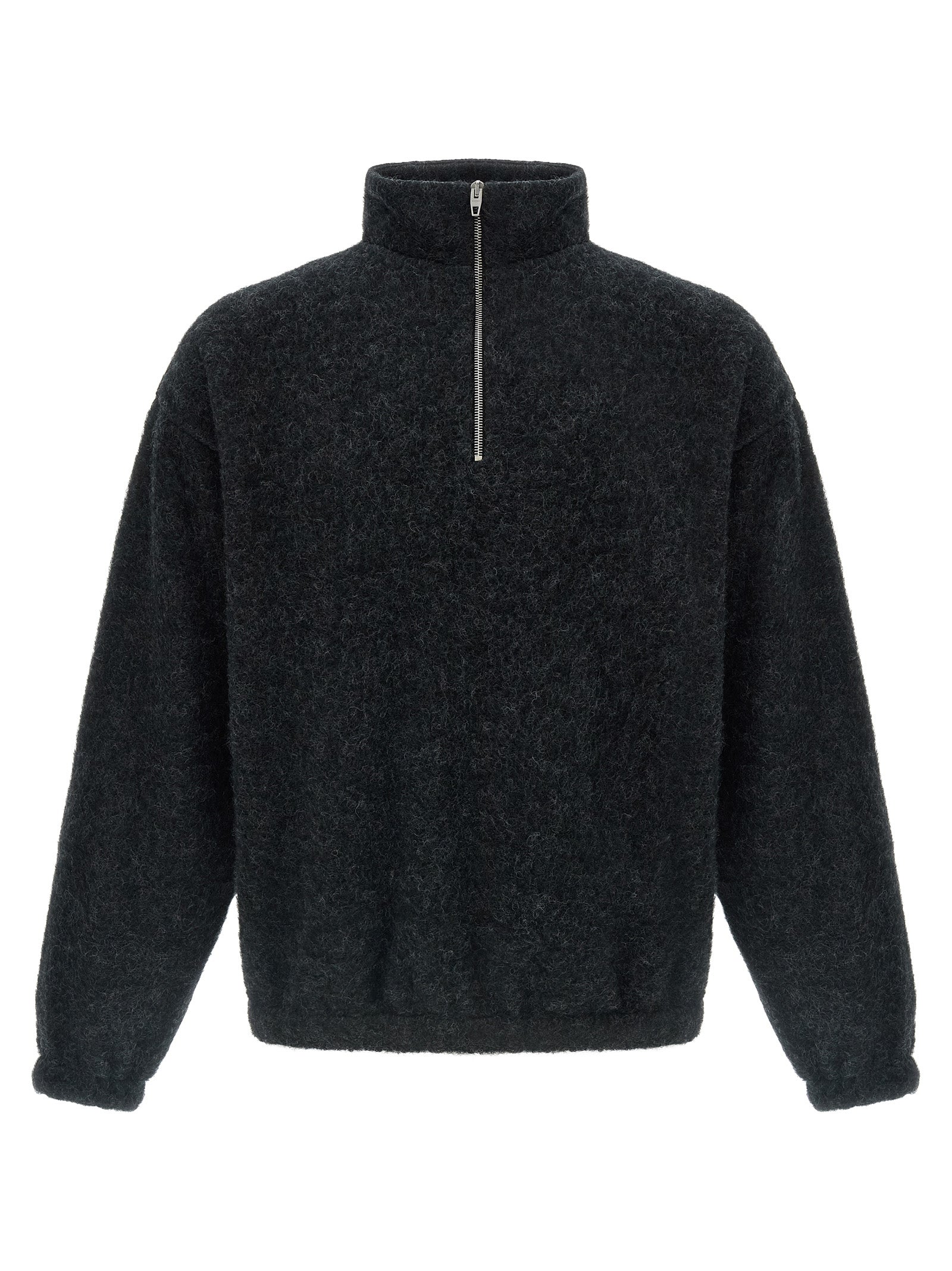 Jil Sander Gray Wool Sweatshirt Jil Sander