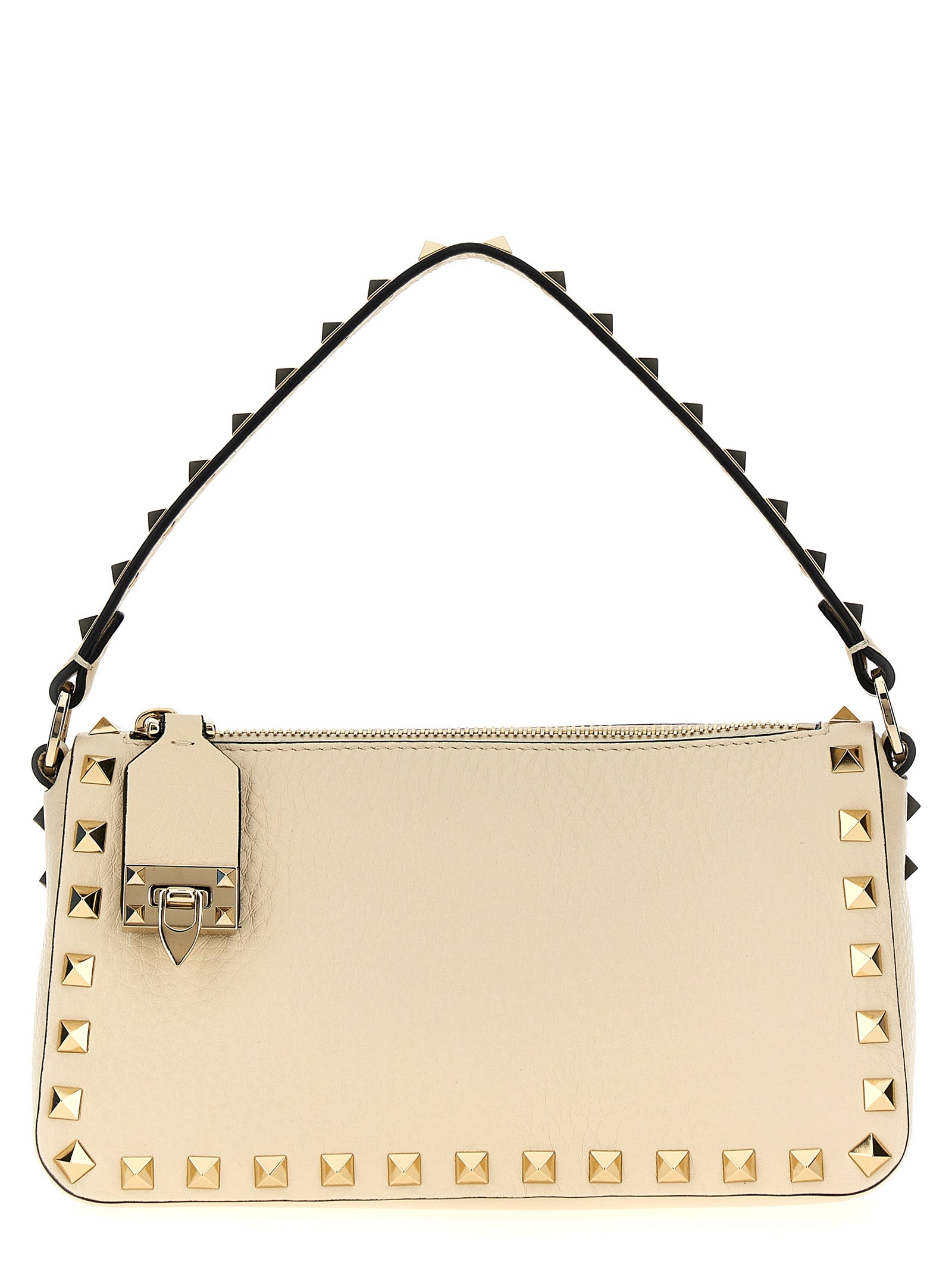 Valentino Garavani White Calfskin Shoulder Bag Valentino Garavani