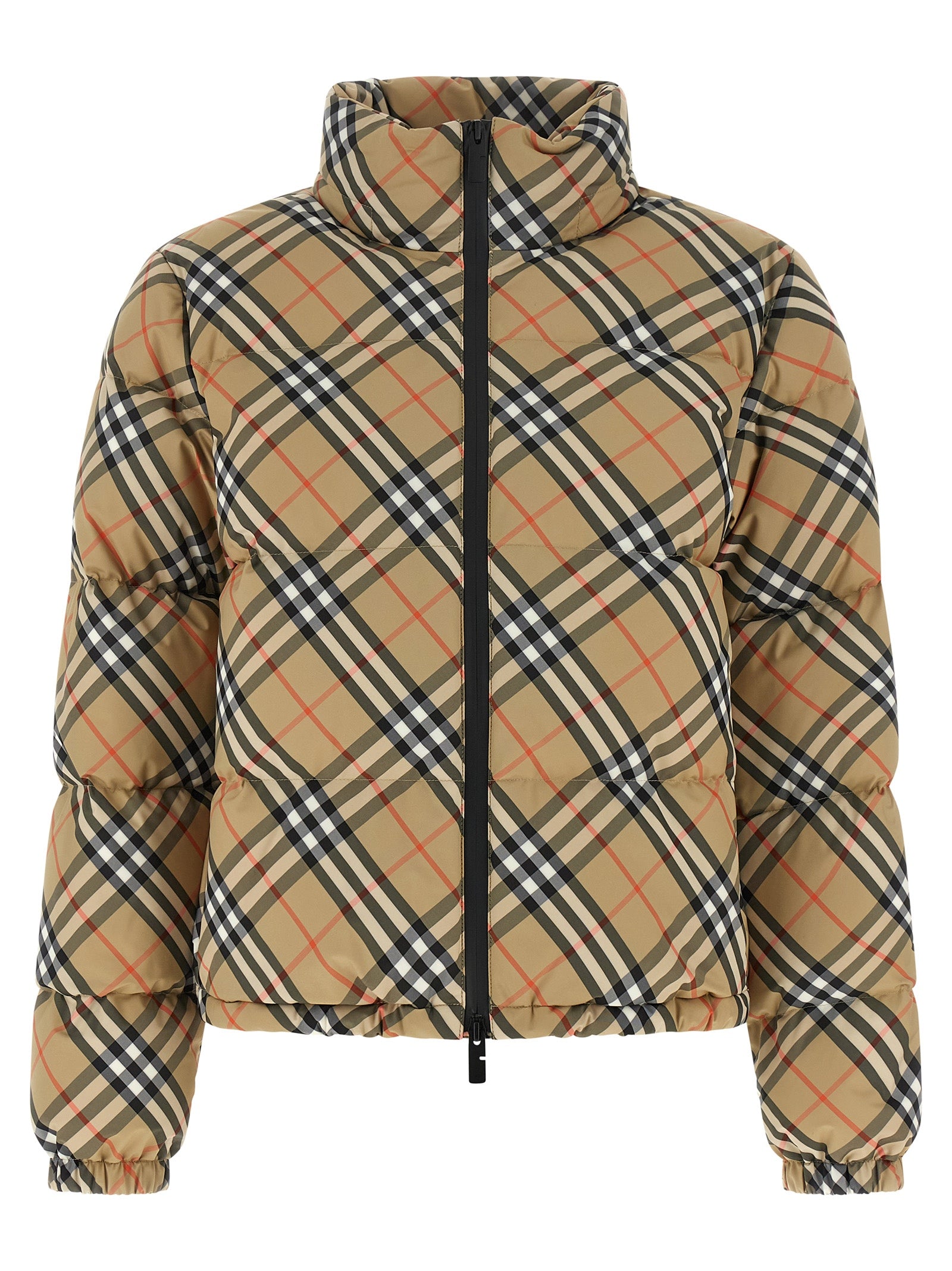 Burberry Beige Polyester Full-Length Jacket Burberry