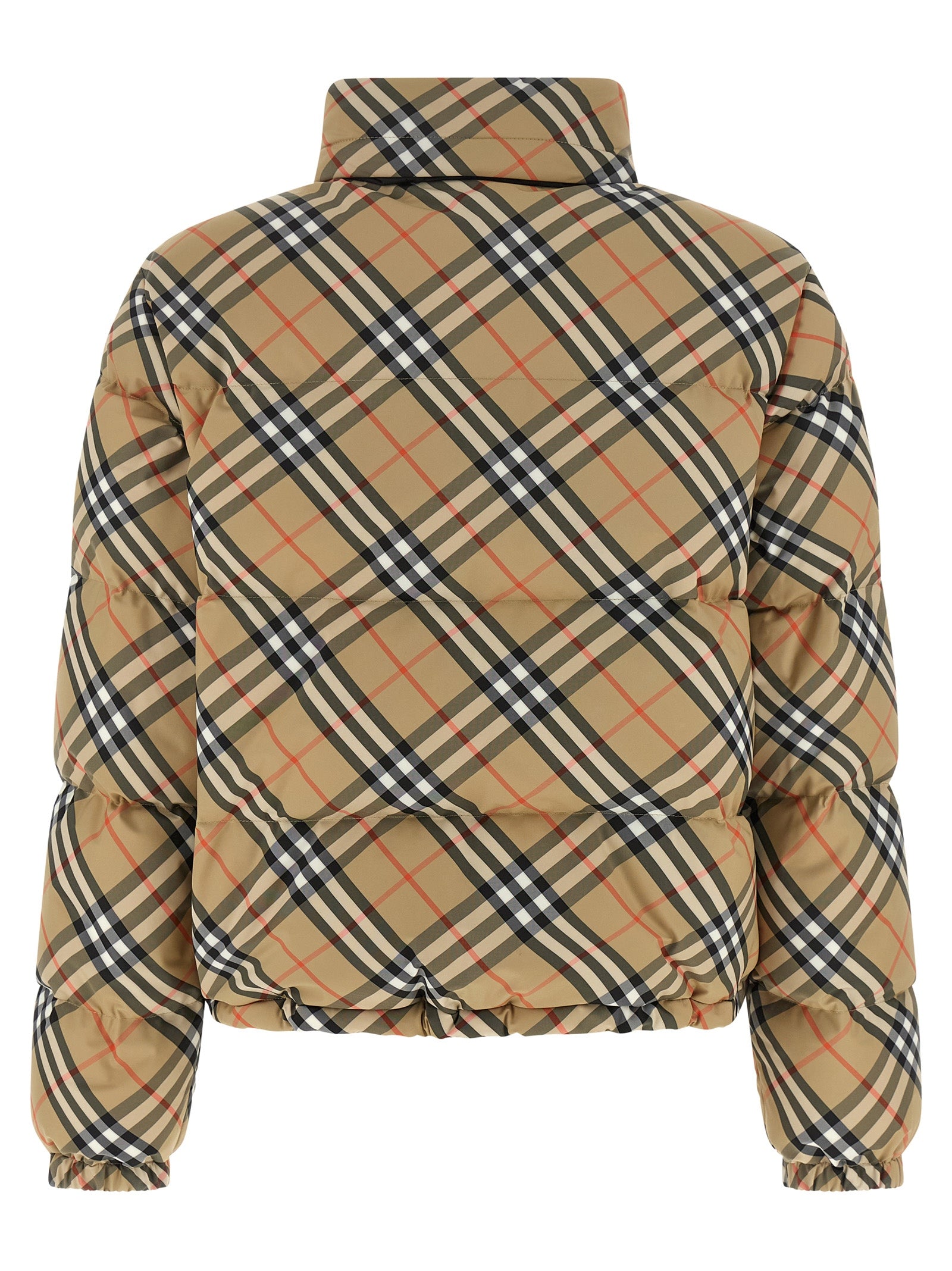 Burberry Beige Polyester Full-Length Jacket Burberry