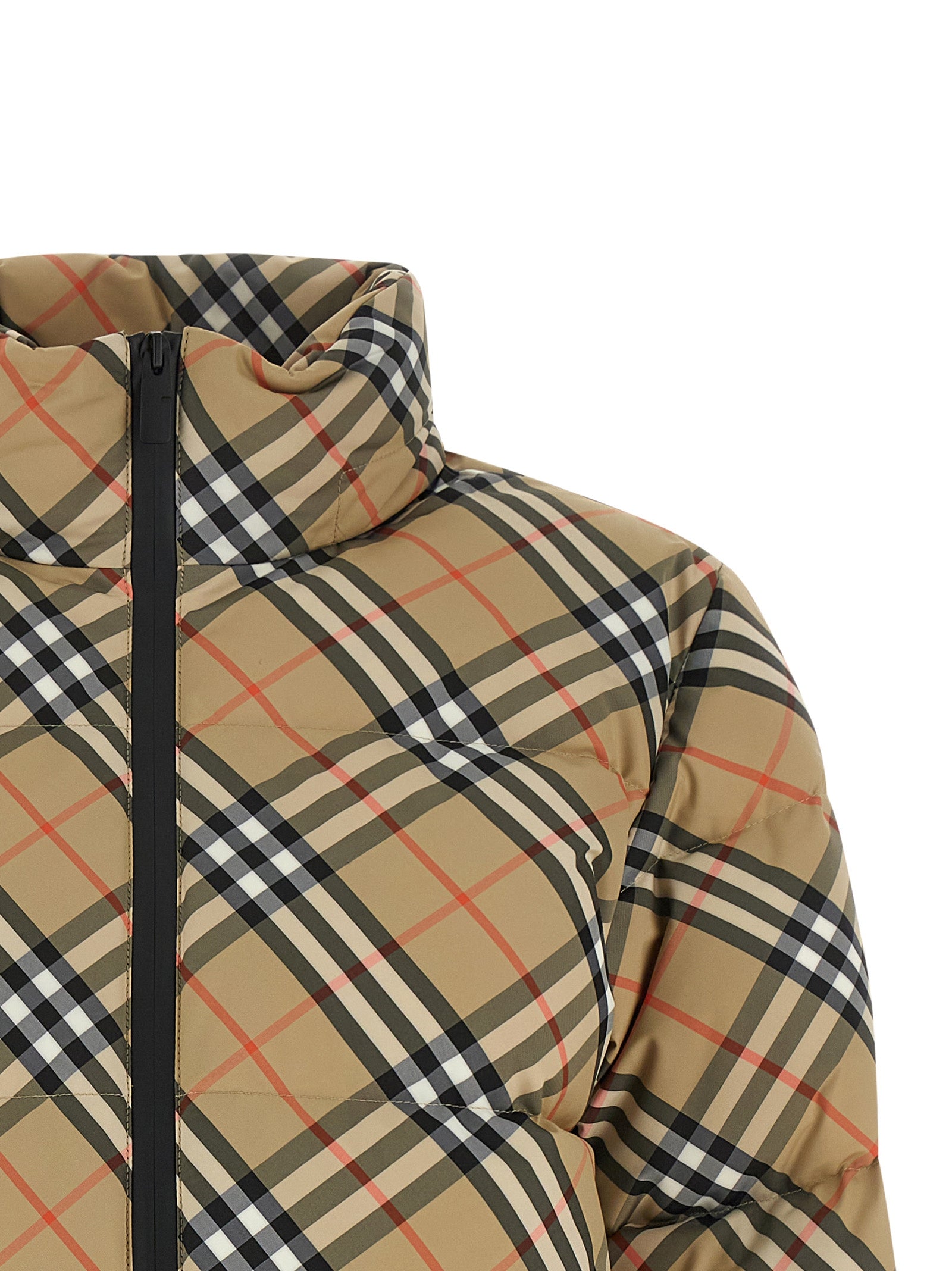Burberry Beige Polyester Full-Length Jacket Burberry