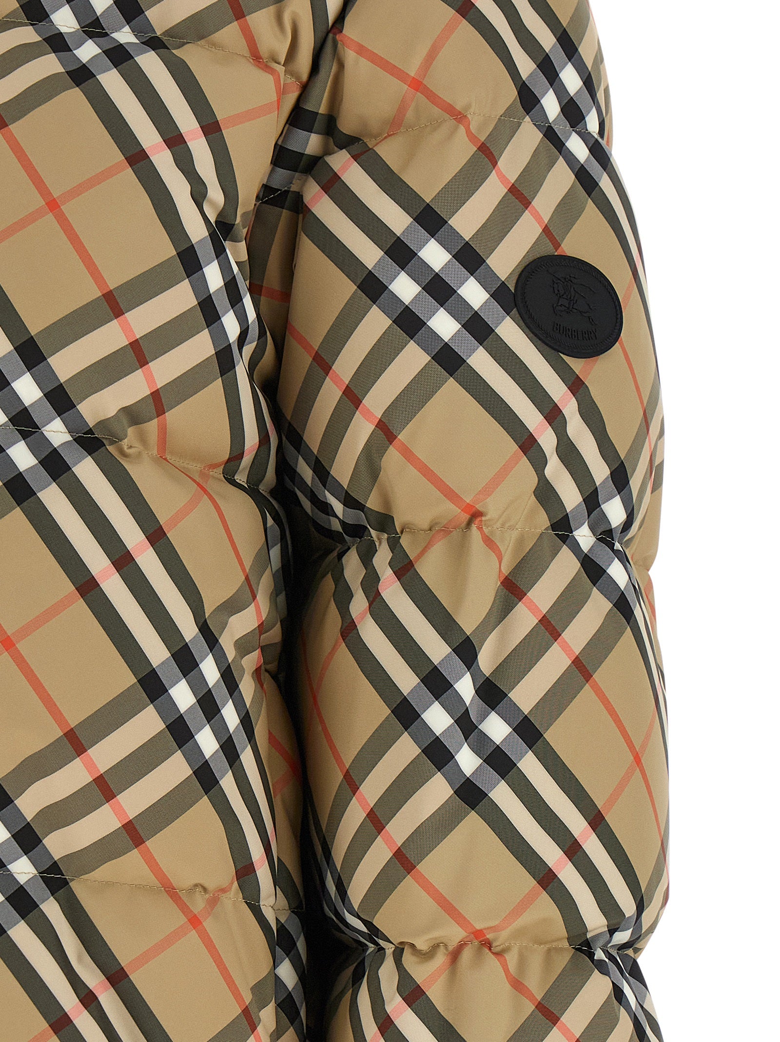 Burberry Beige Polyester Full-Length Jacket Burberry