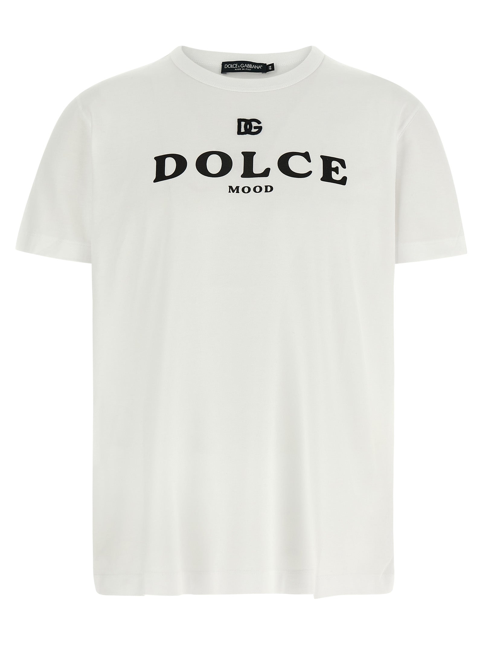 Dolce & Gabbana White Cotton T-Shirt Dolce & Gabbana