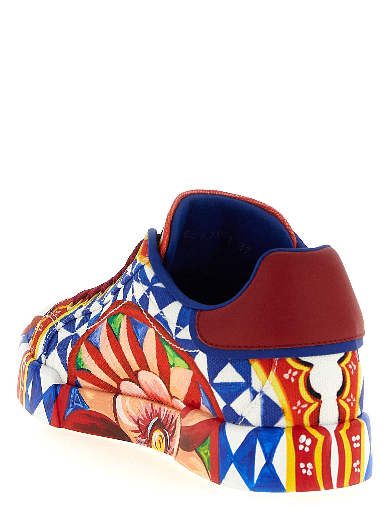 Dolce & Gabbana Multicolor Cotton Low Top Sneakers Dolce & Gabbana