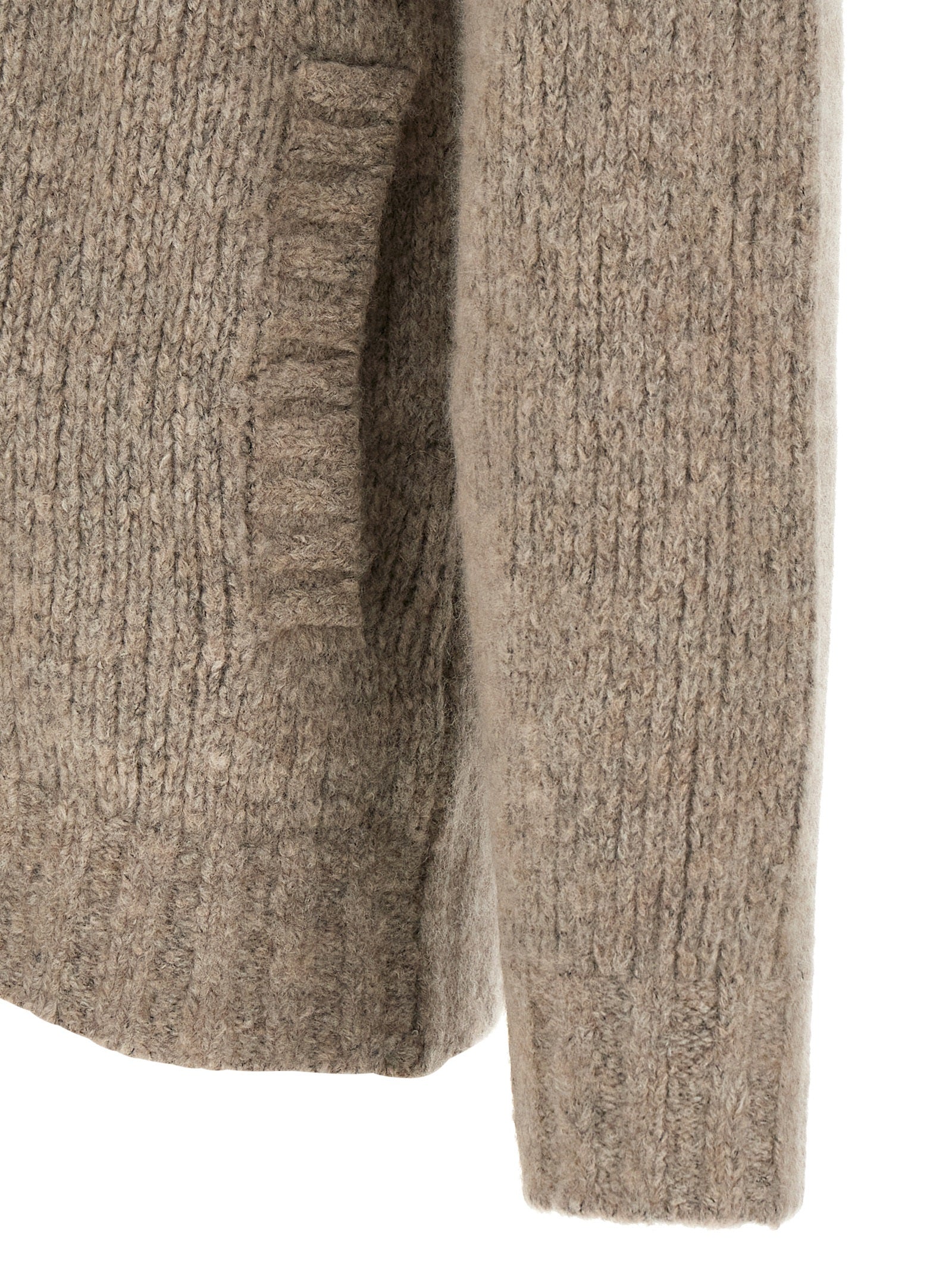 Brunello Cucinelli Beige Cashmere Cardigan Brunello Cucinelli