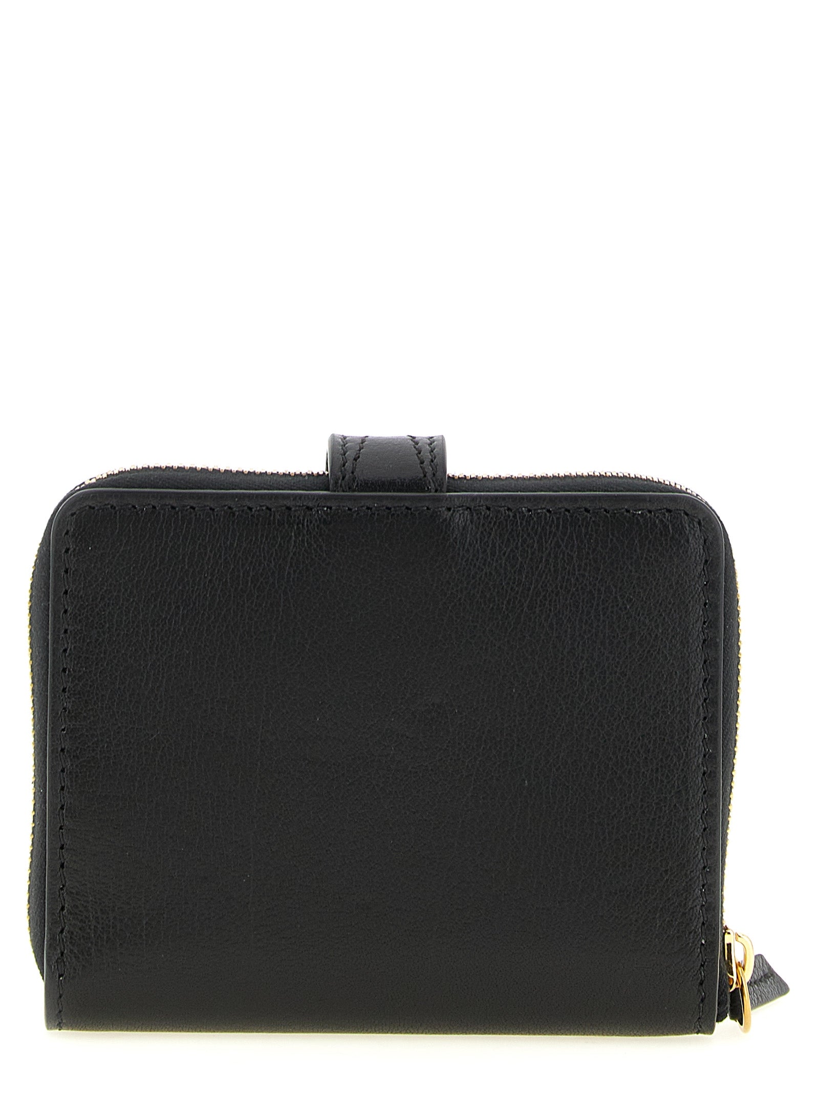 Chloé Black Buffalo Leather Cardholder Chloé
