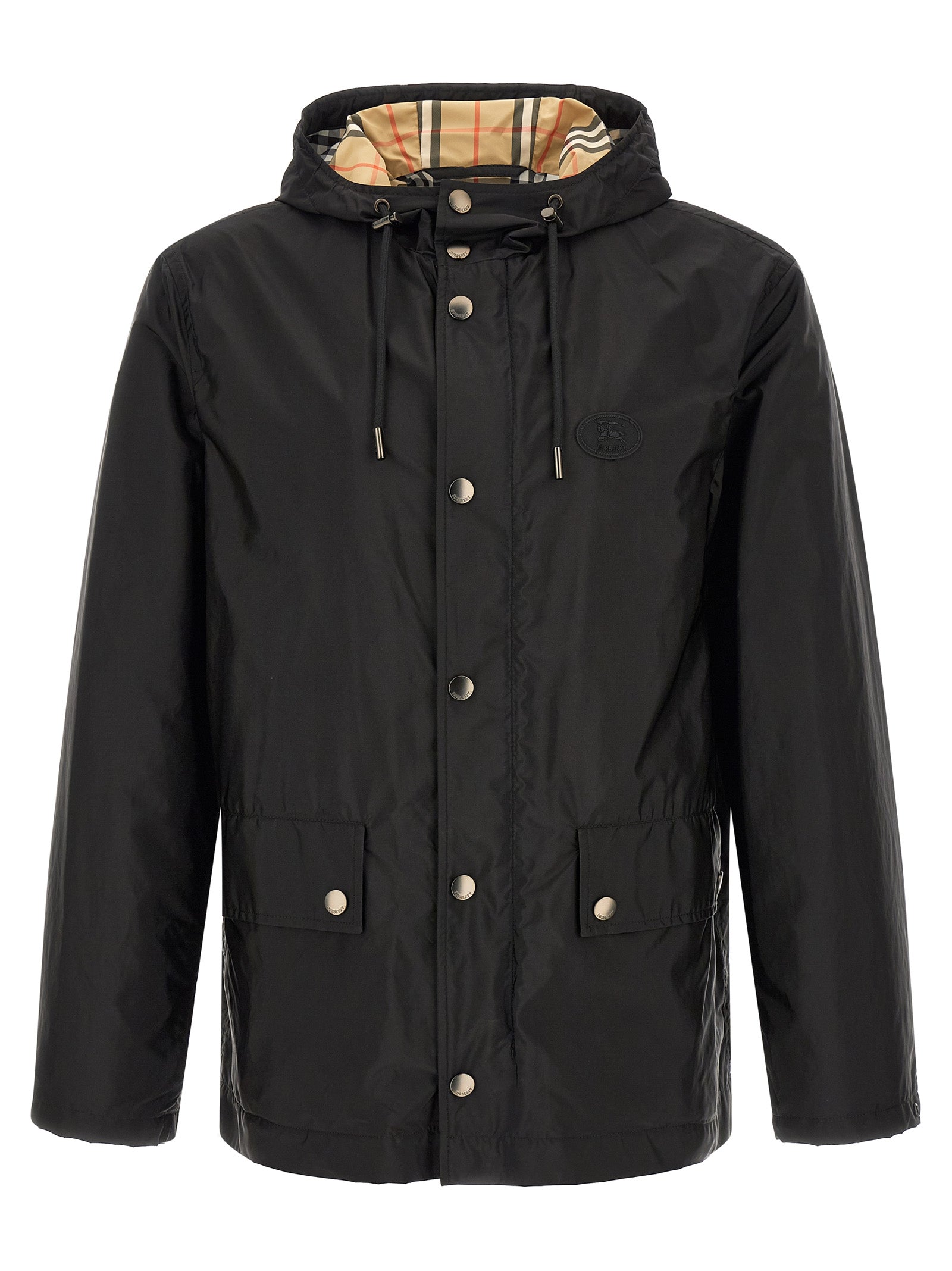 Burberry Black Polyamide Shell Jacket Burberry