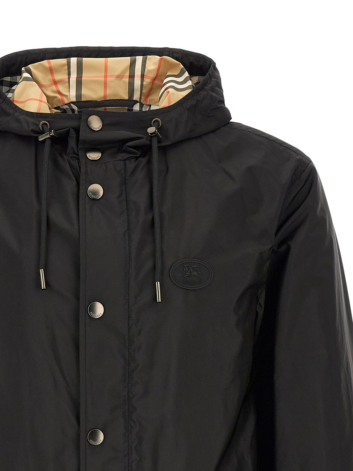 Burberry Black Polyamide Shell Jacket Burberry