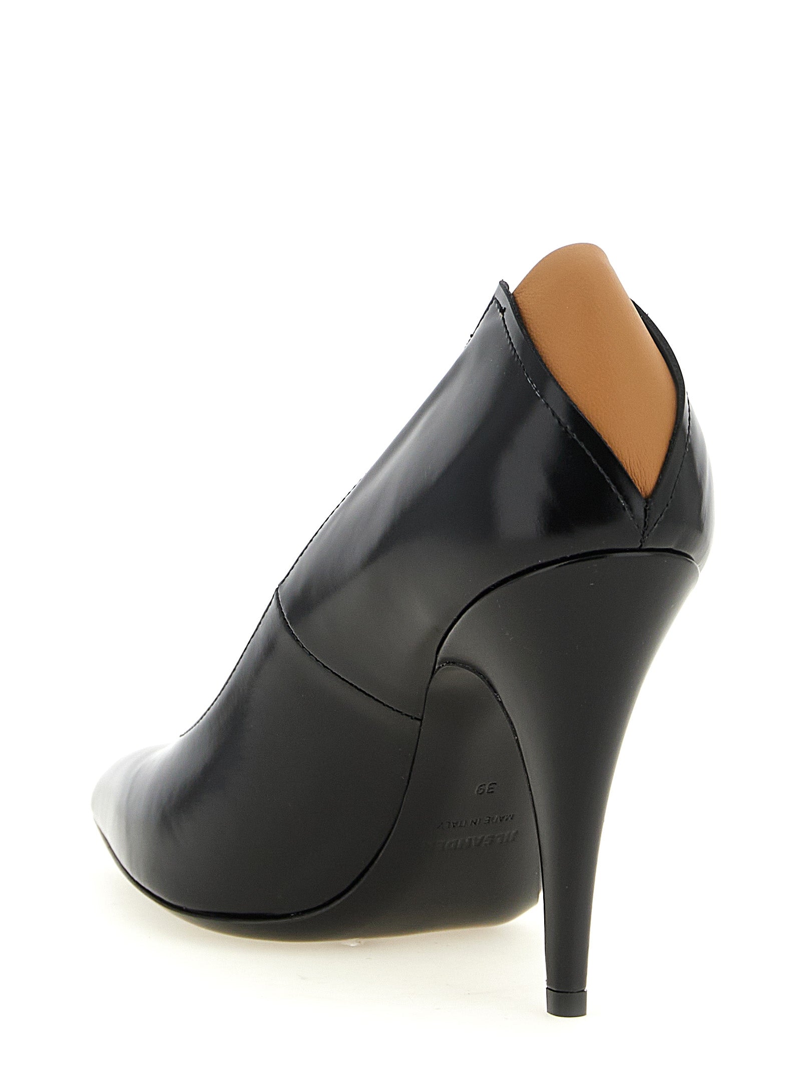 Jil Sander Black Calfskin High Heel Pumps Jil Sander