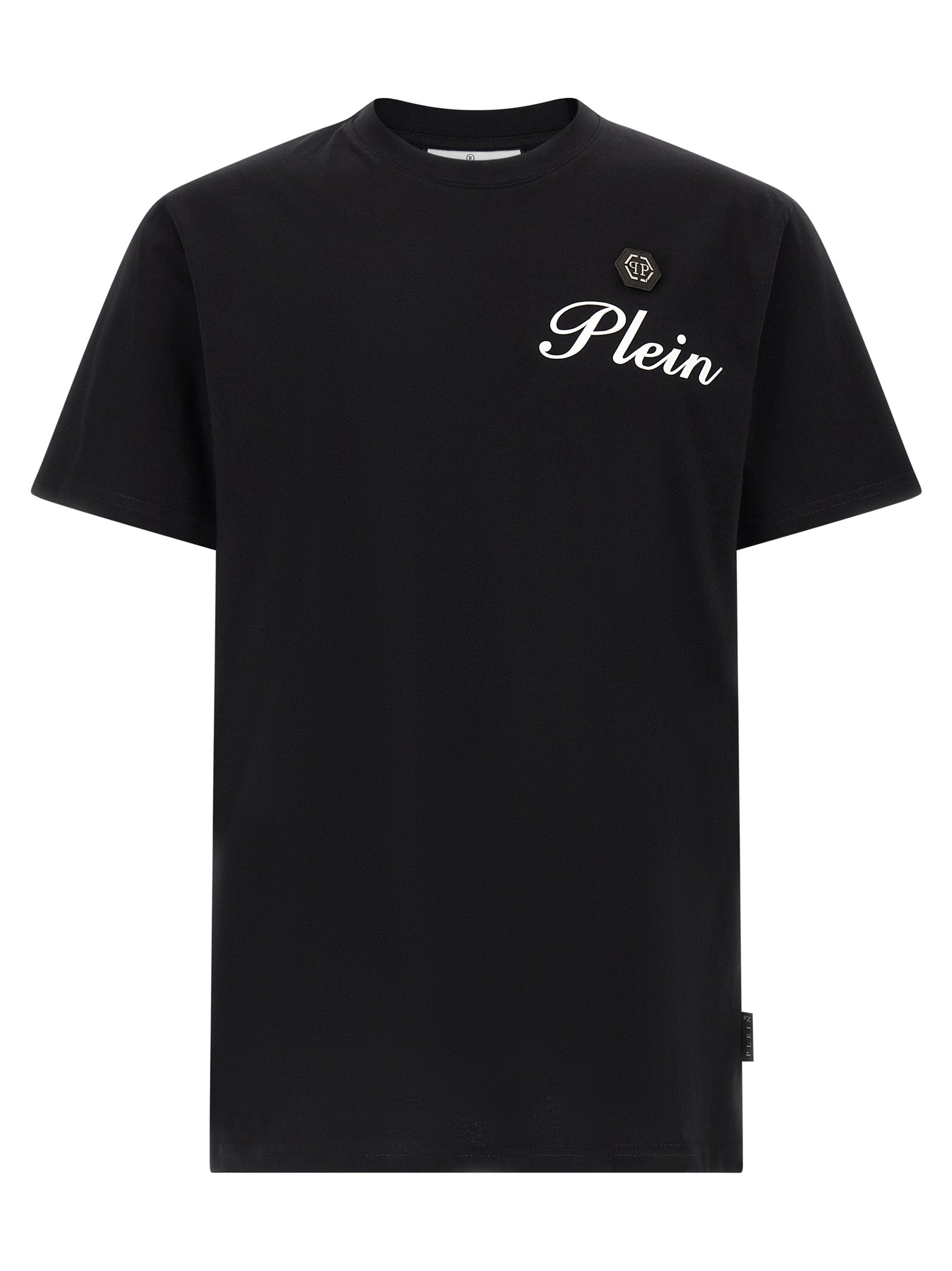 Philipp Plein Black Cotton T-Shirt Philipp Plein