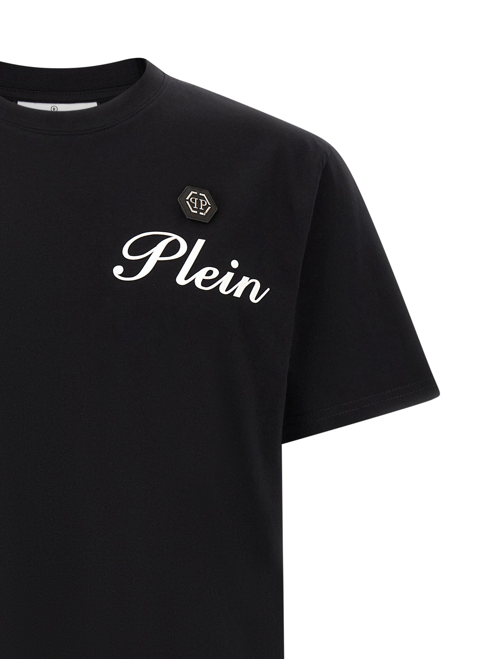 Philipp Plein Black Cotton T-Shirt Philipp Plein