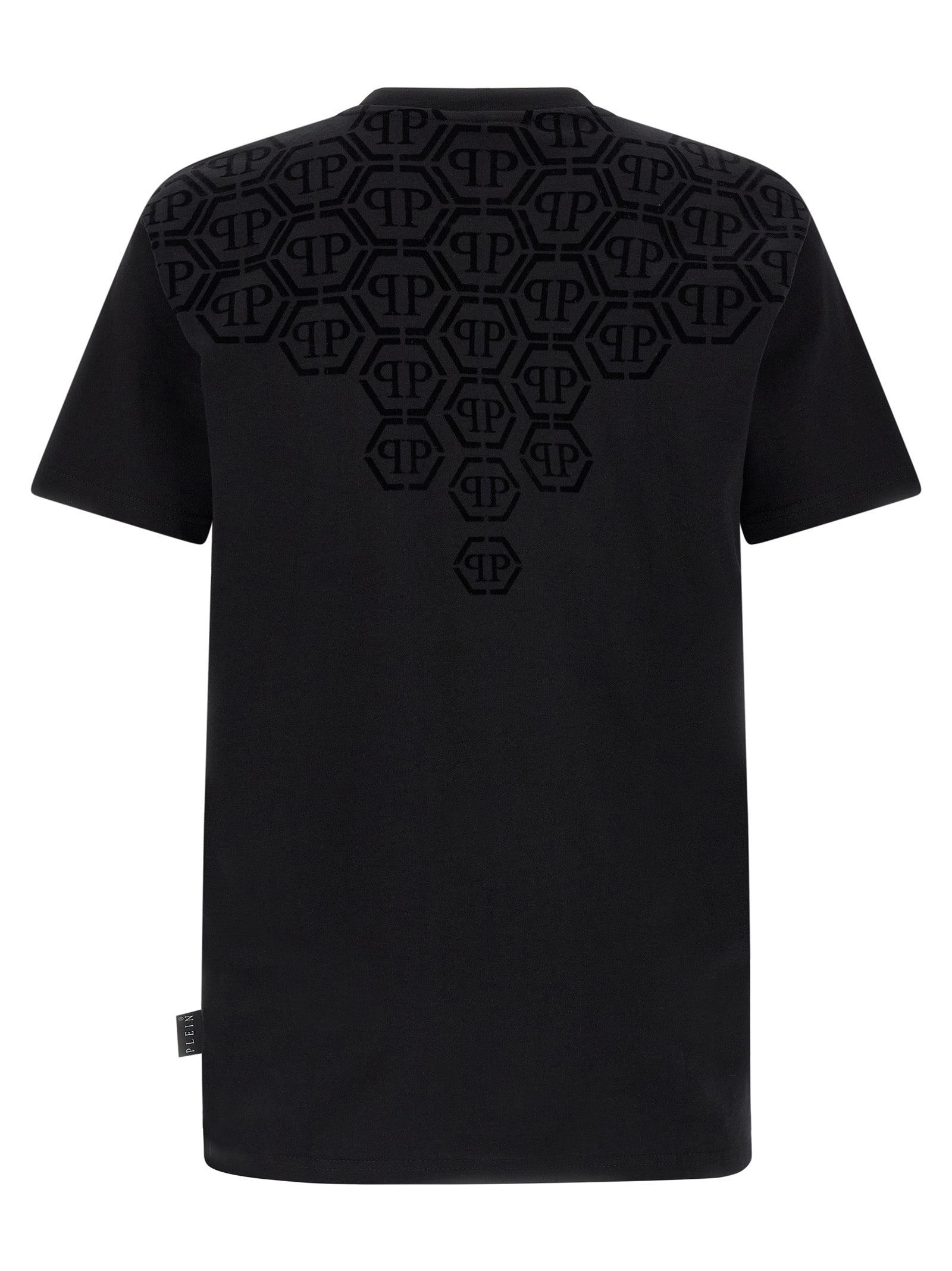 Philipp Plein Black Cotton T-Shirt Philipp Plein