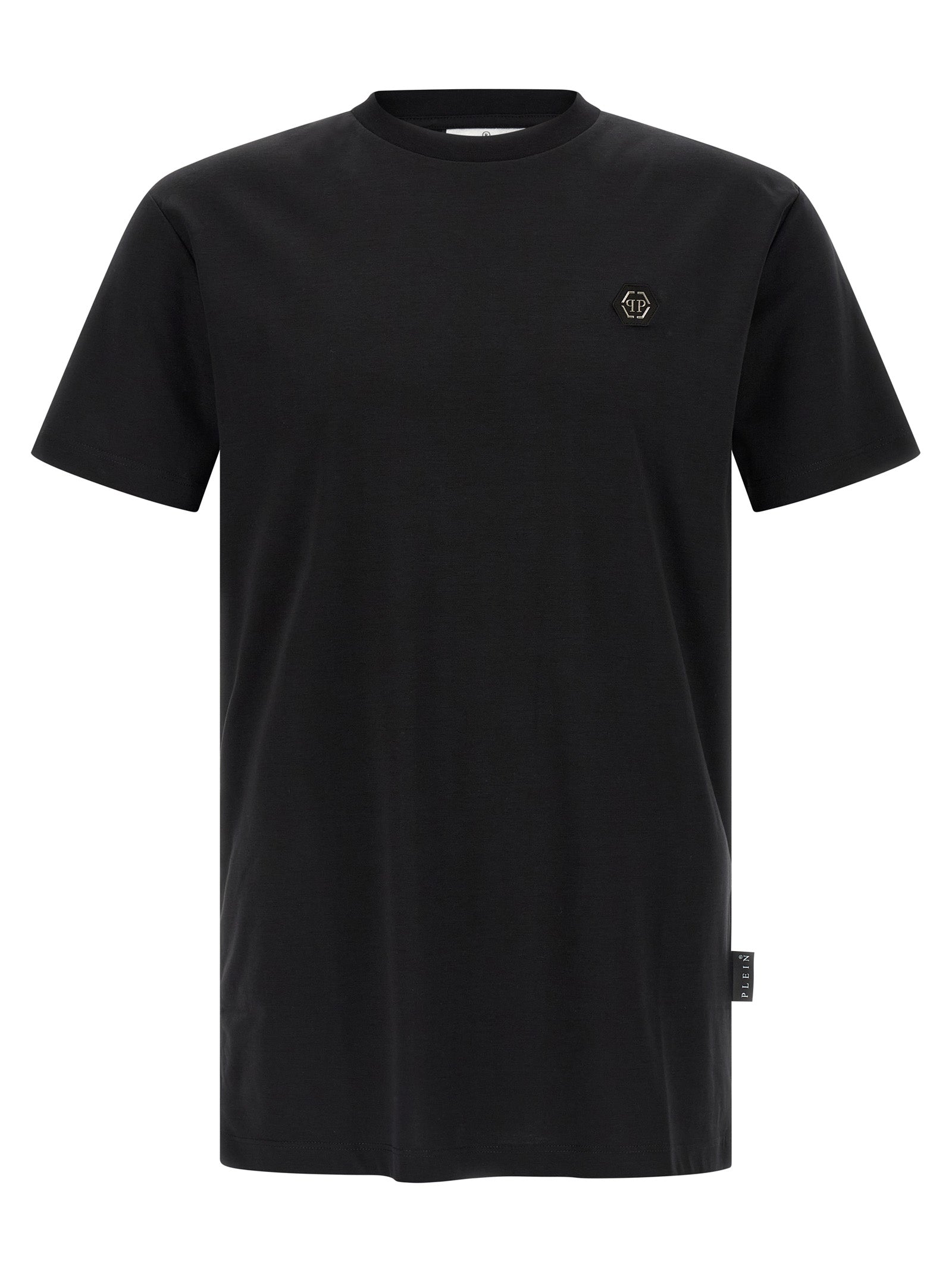 Philipp Plein Black Cotton T-Shirt Philipp Plein