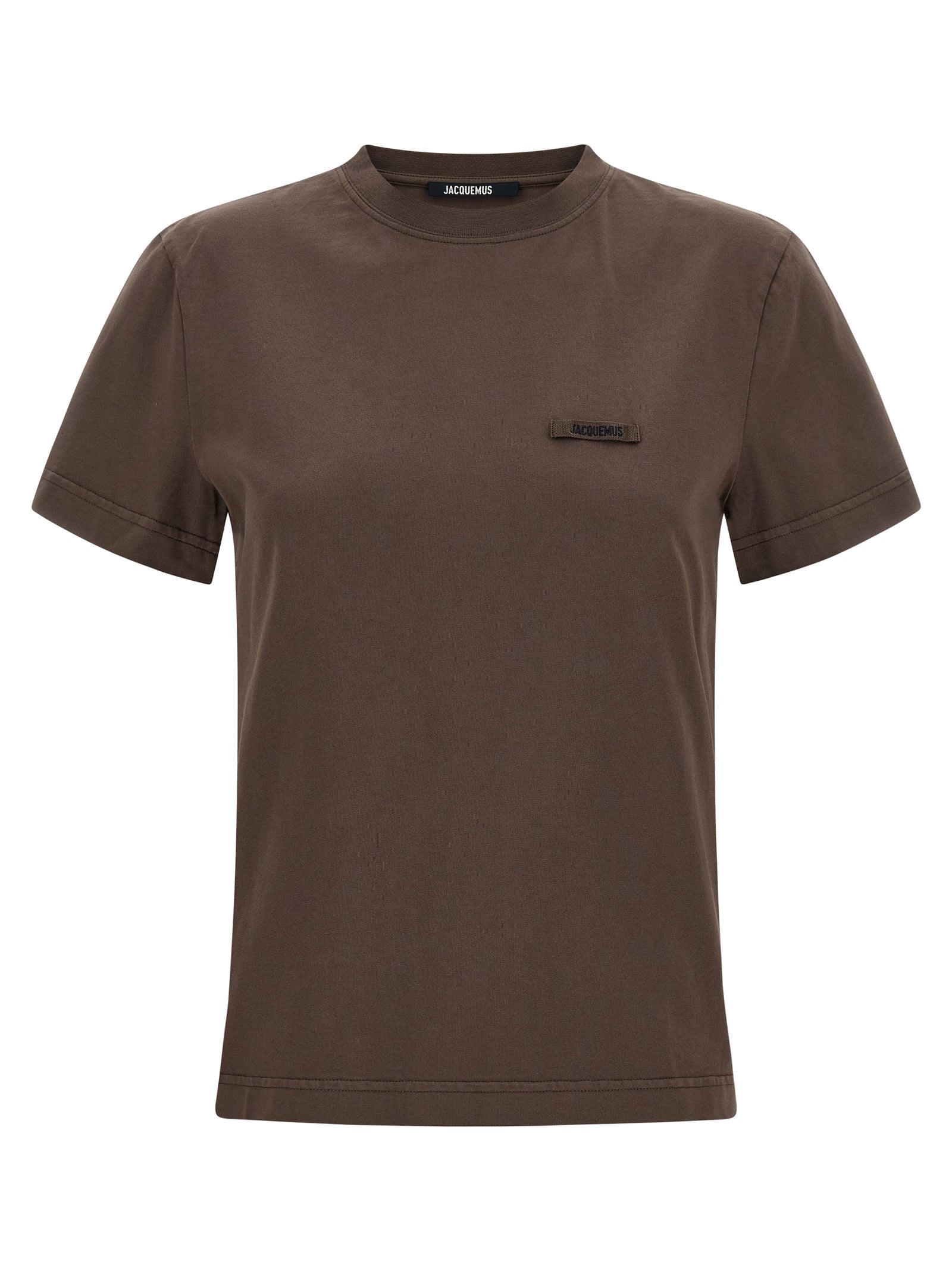 Jacquemus Brown Cotton T-Shirt Jacquemus