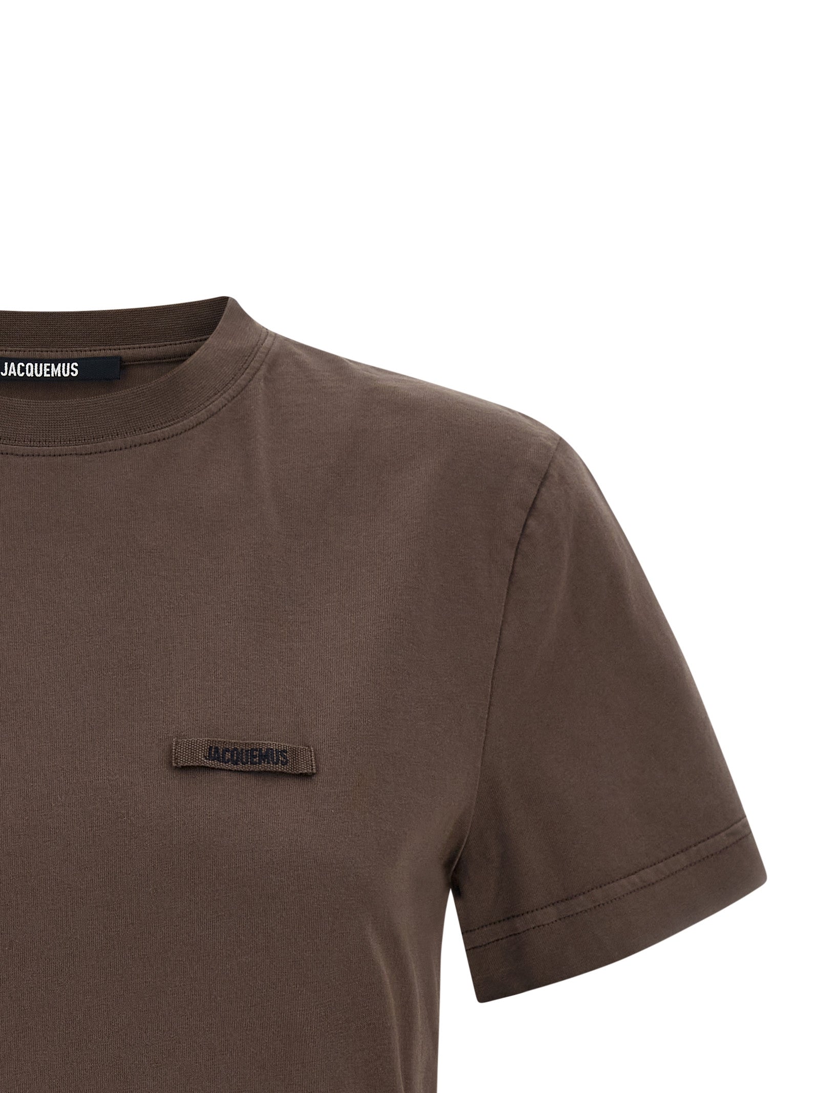 Jacquemus Brown Cotton T-Shirt Jacquemus