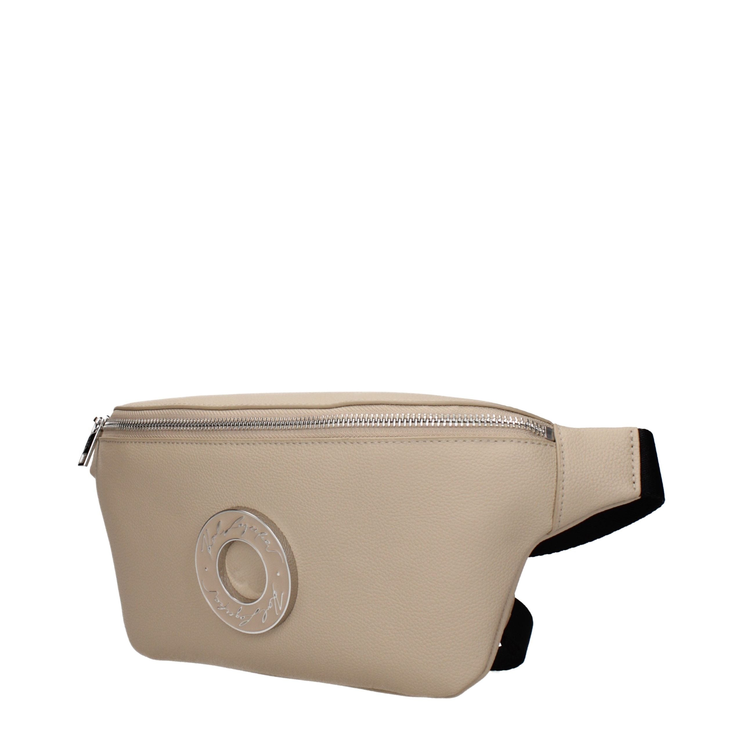 Karl Lagerfeld Beige Leather Backpack Karl Lagerfeld