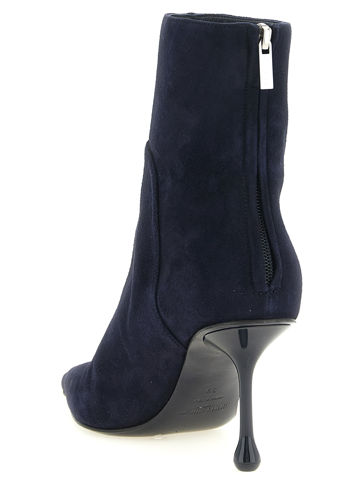Jimmy Choo Blue Leather Ankle Boots Jimmy Choo