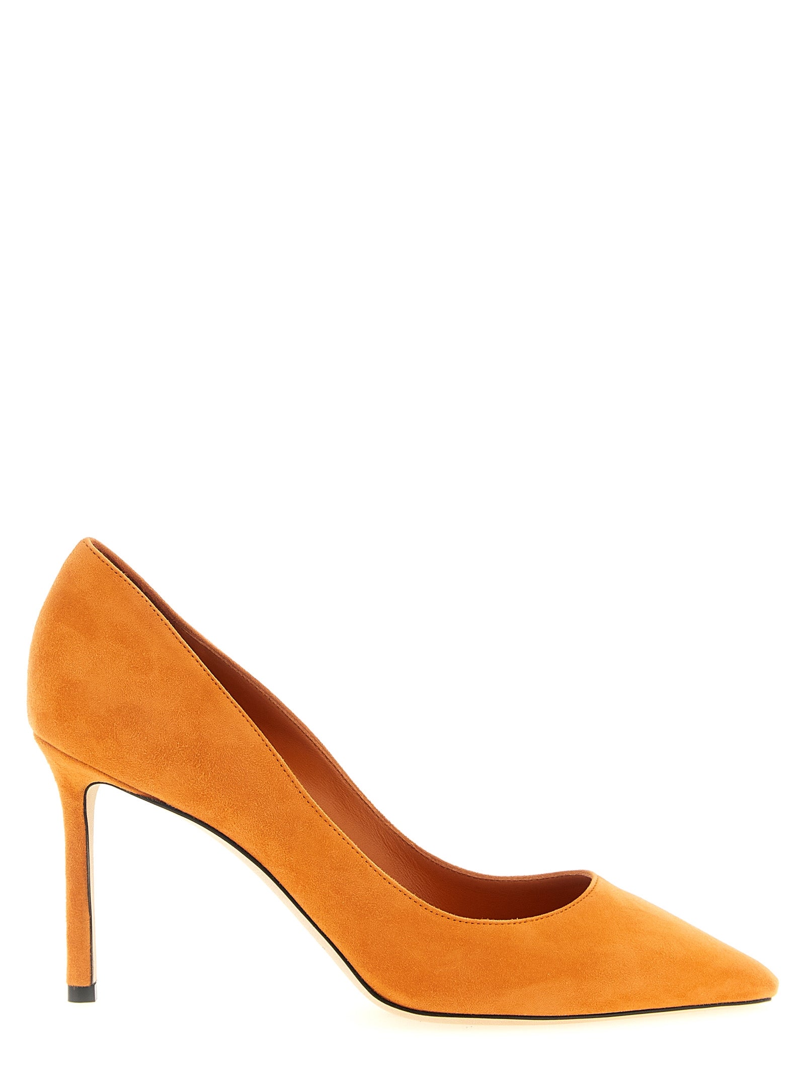 Jimmy Choo Orange Leather High Heel Pumps Jimmy Choo