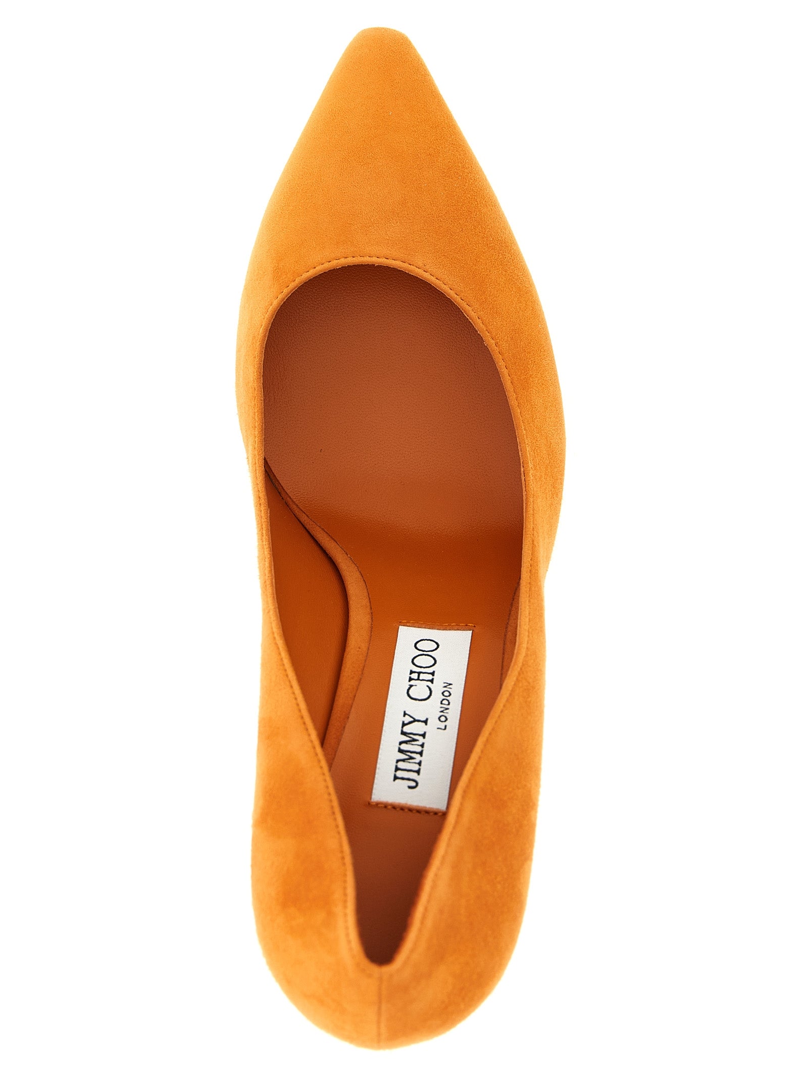 Jimmy Choo Orange Leather High Heel Pumps Jimmy Choo