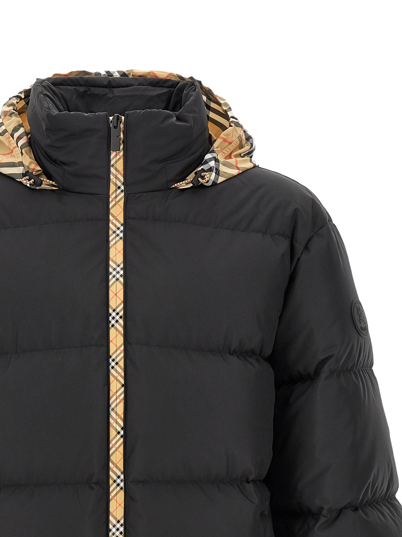 Burberry Black Polyester Parka Burberry