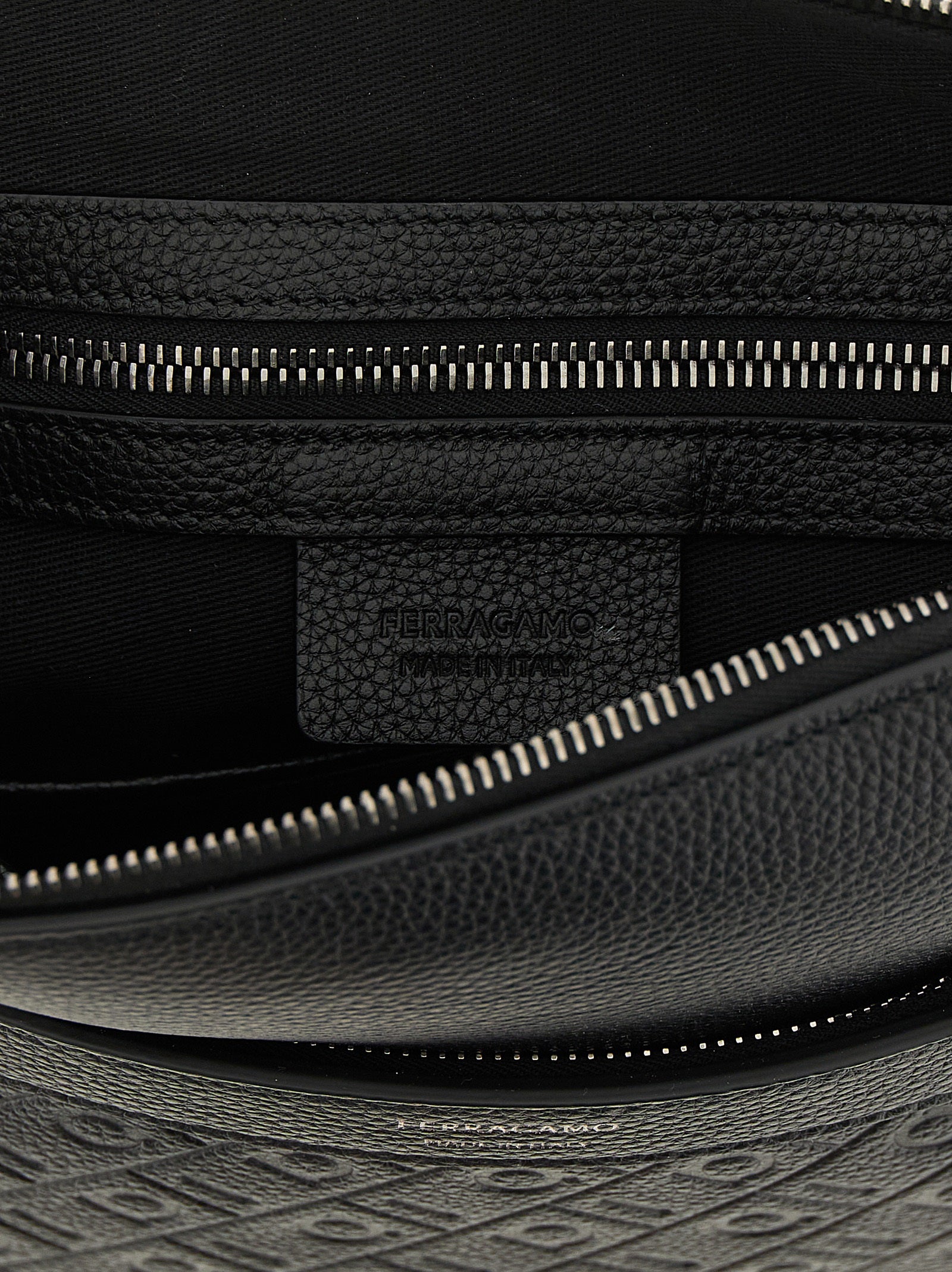 Ferragamo Black Calfskin Crossbody Bag Ferragamo