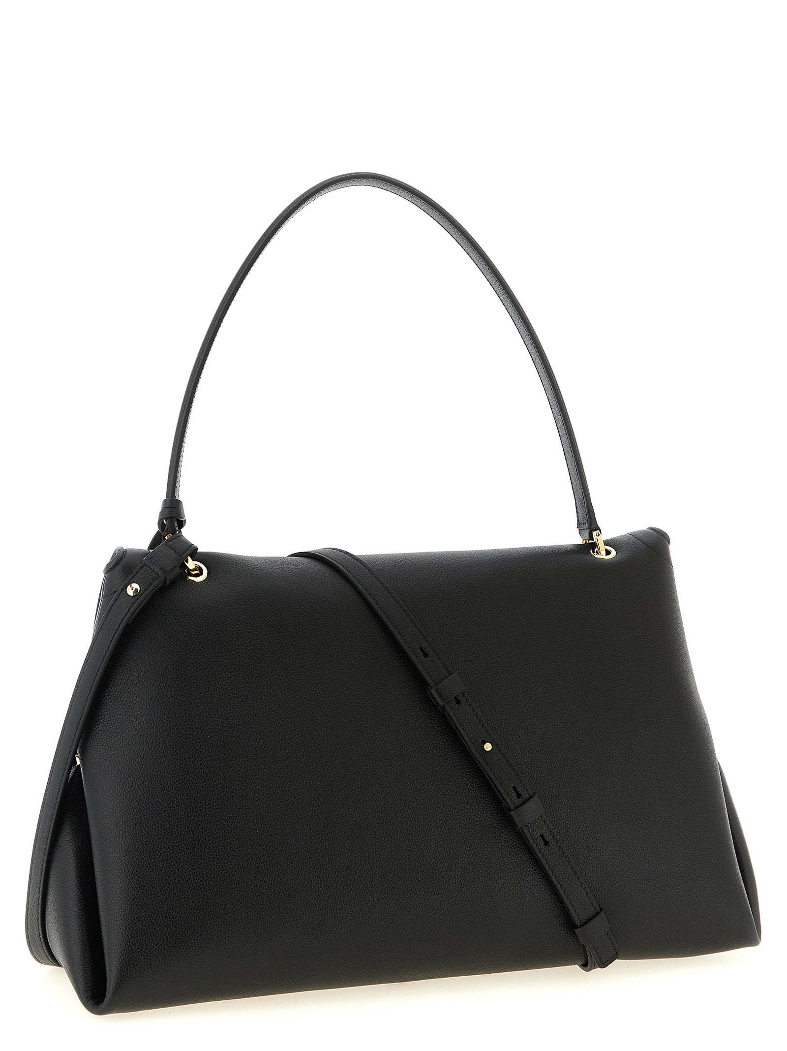 Ferragamo Black Calfskin Shoulder Bag Ferragamo