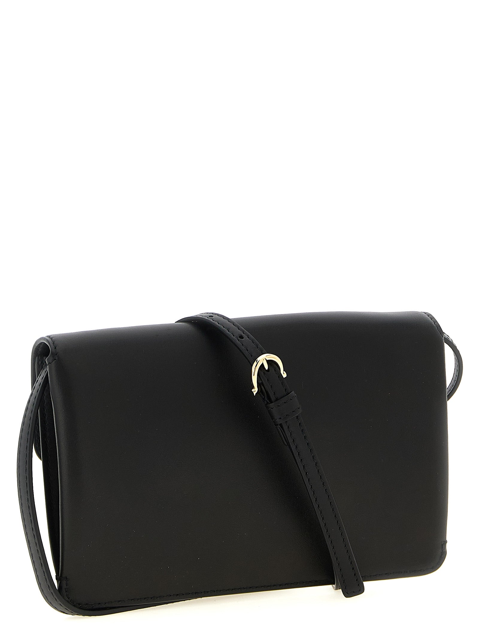 Ferragamo Black Calfskin Clutch Bag Ferragamo