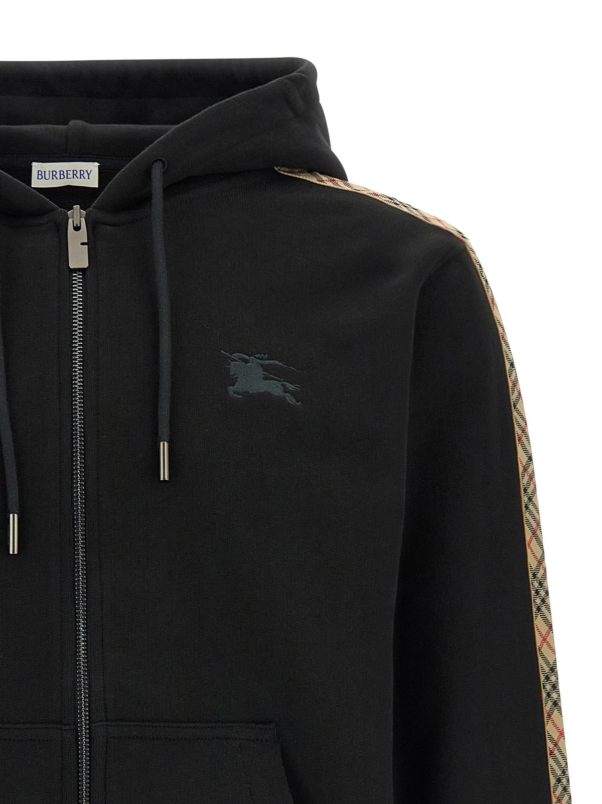 Burberry Black Cotton Sweatshirt Burberry