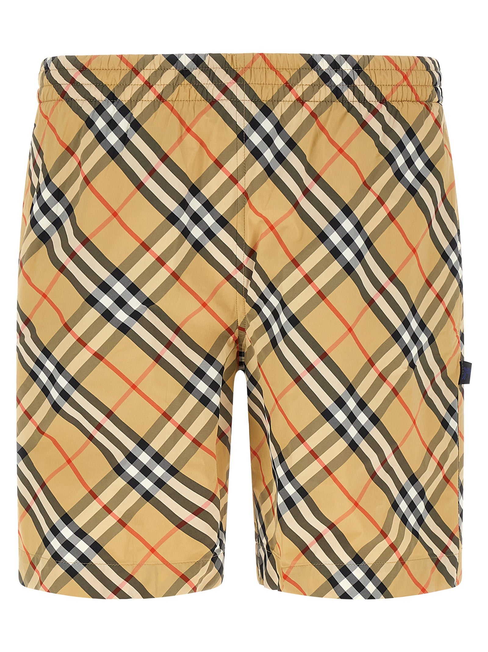 Burberry Beige Polyamide Swim Shorts Burberry