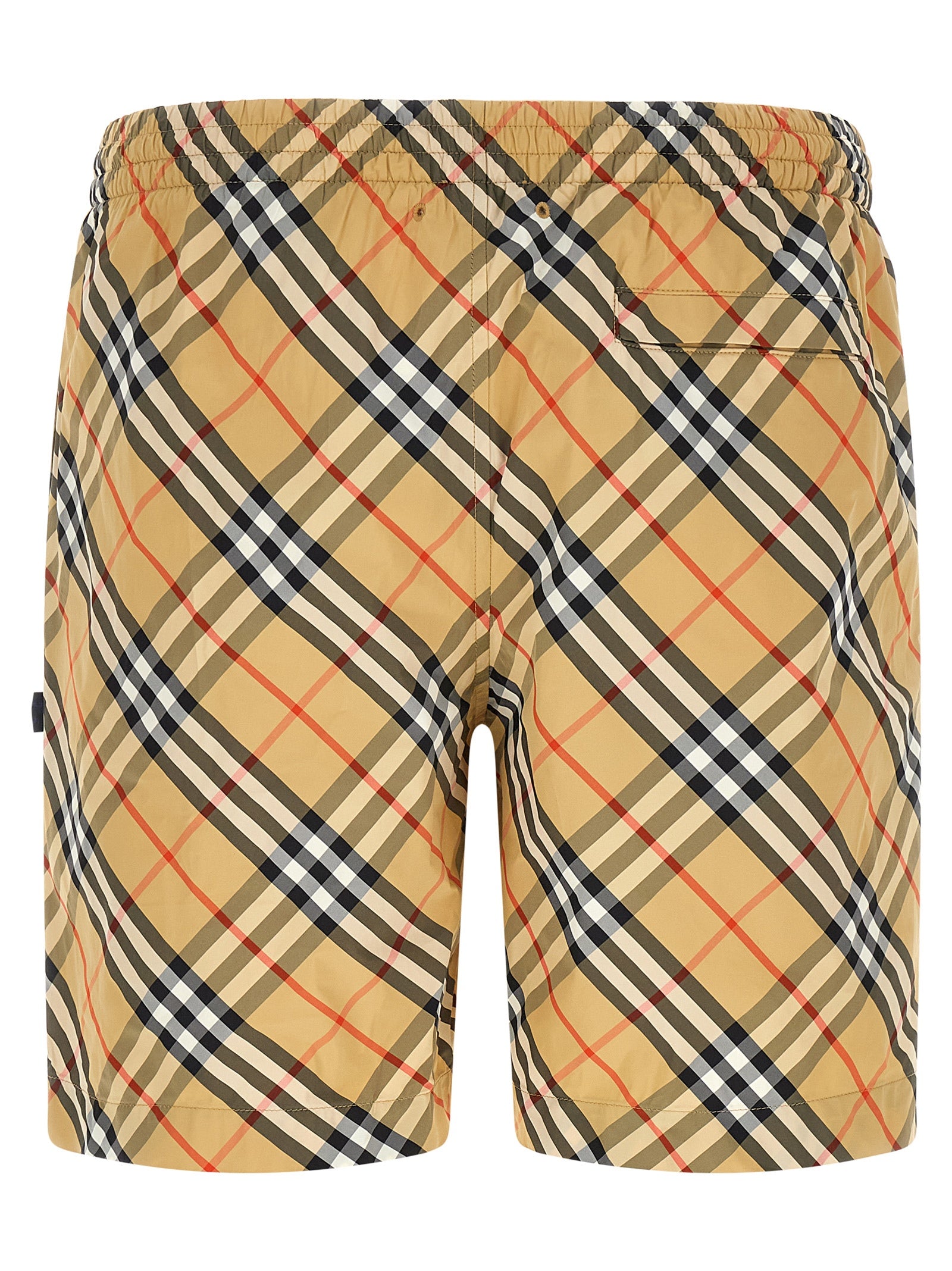 Burberry Beige Polyamide Swim Shorts Burberry