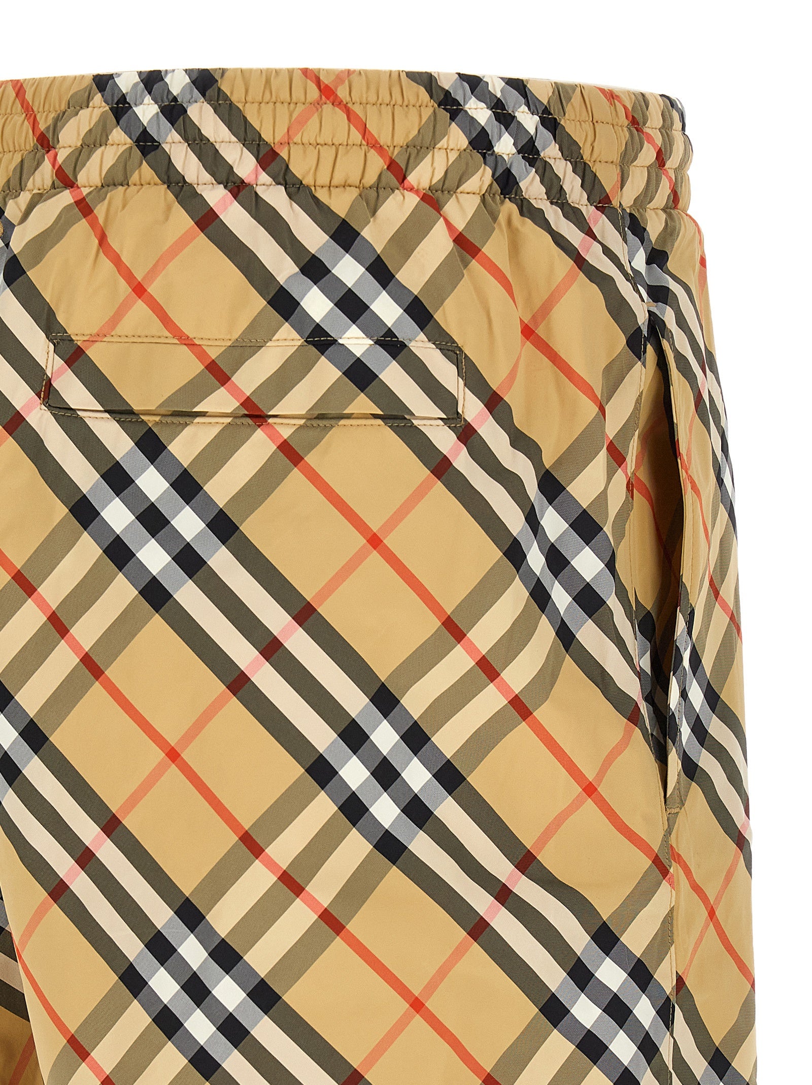 Burberry Beige Polyamide Swim Shorts Burberry
