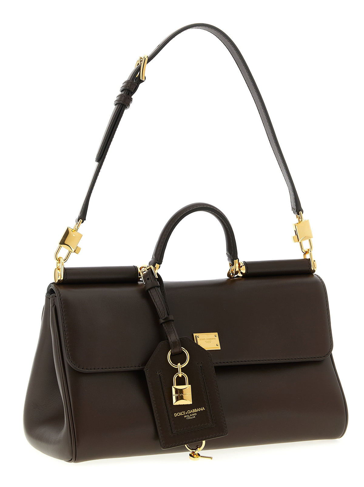 Dolce & Gabbana Brown Calfskin Handbag