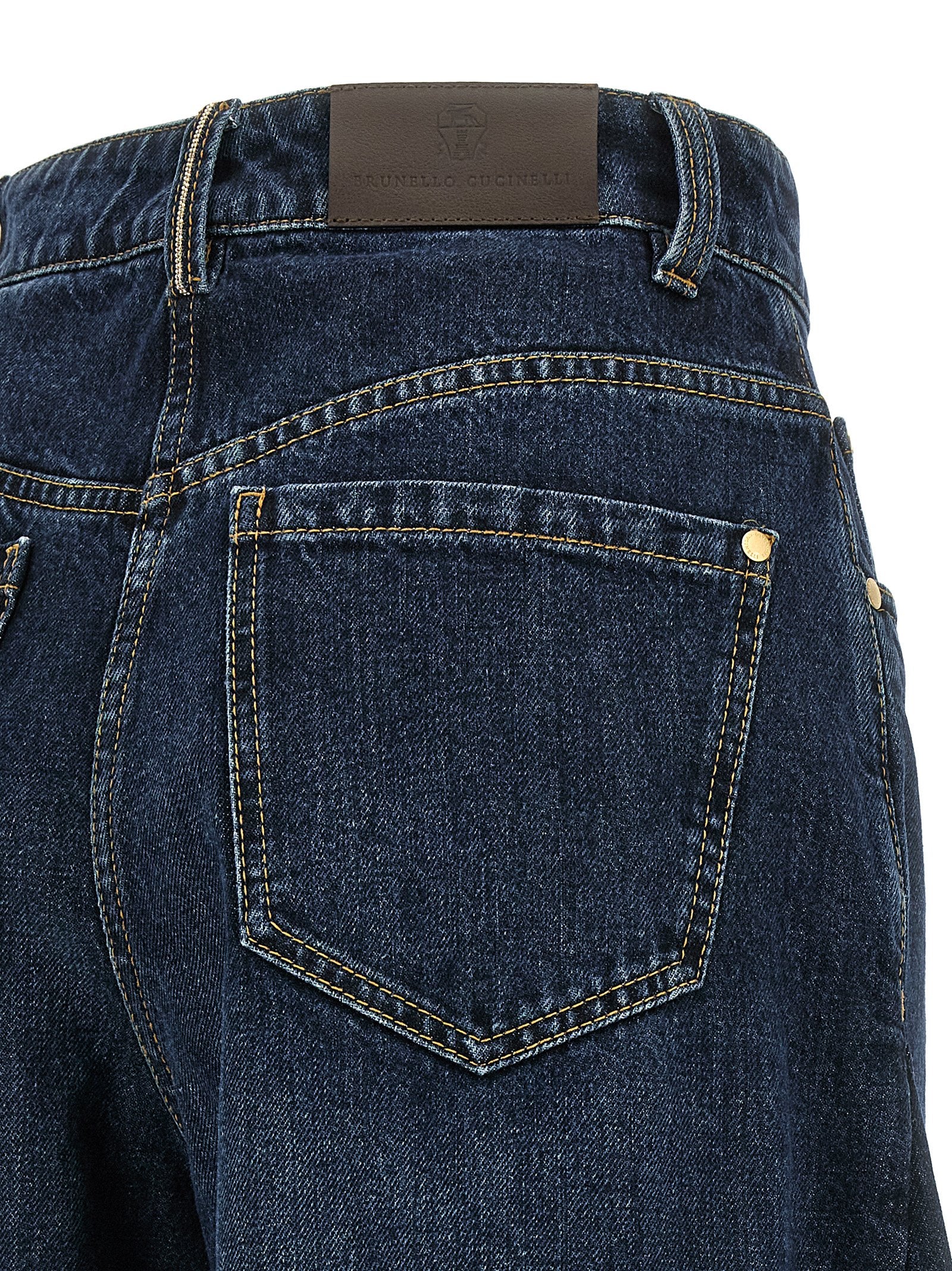Brunello Cucinelli Blue Cotton Jeans Denim