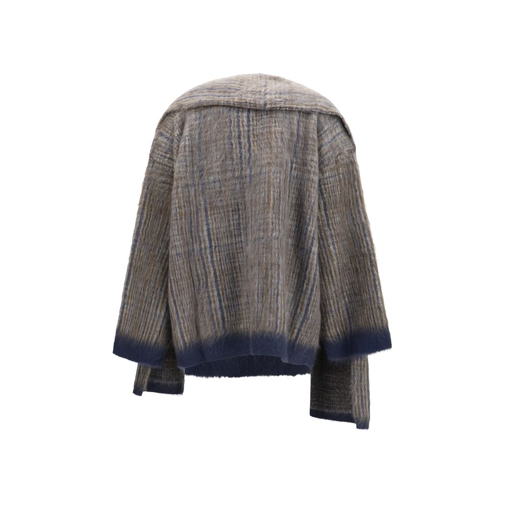 Brunello Cucinelli Gray Full-Length Jackets