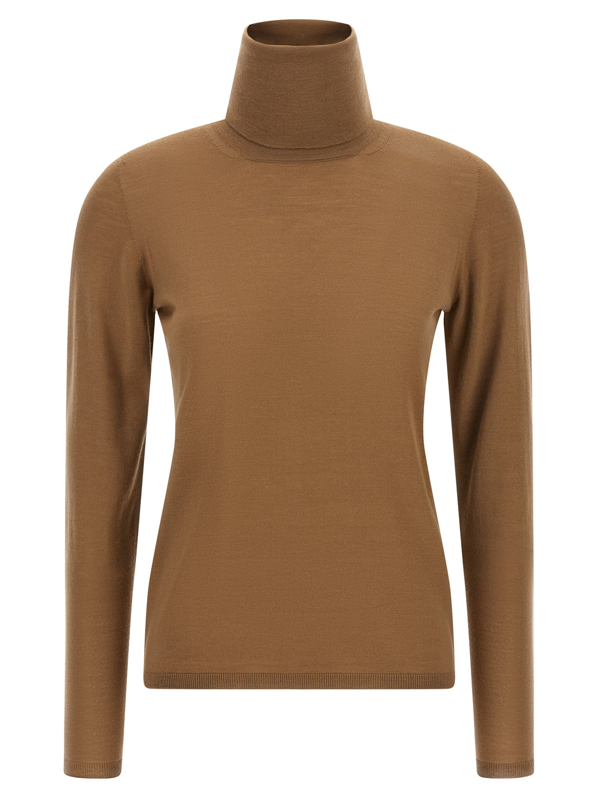Max Mara Beige Virgin Wool Cardigan