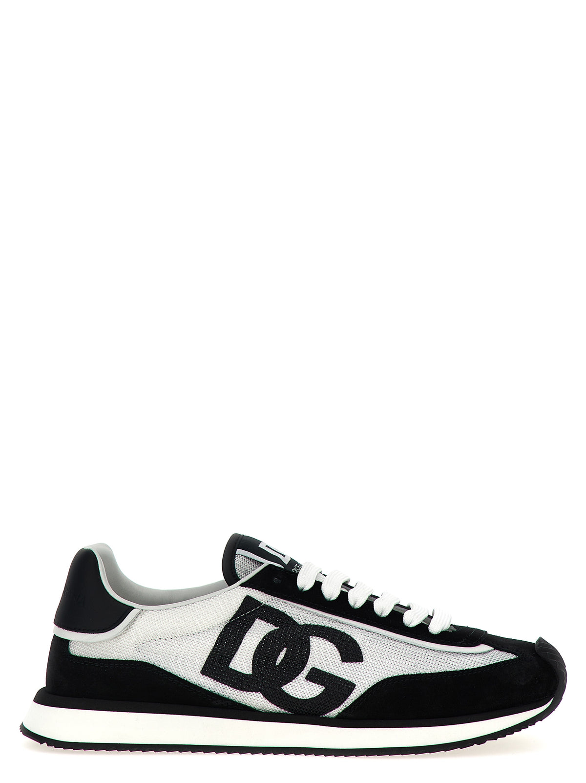 Dolce & Gabbana Bicolor Calfskin Athletic Sneakers