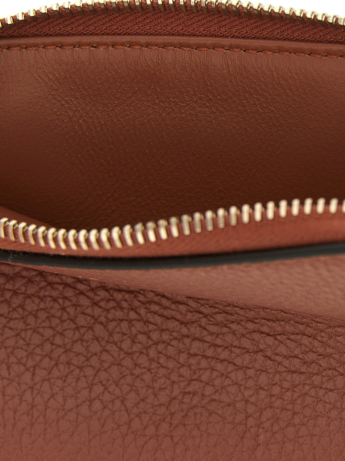 Chloé Brown Calfskin Cardholder