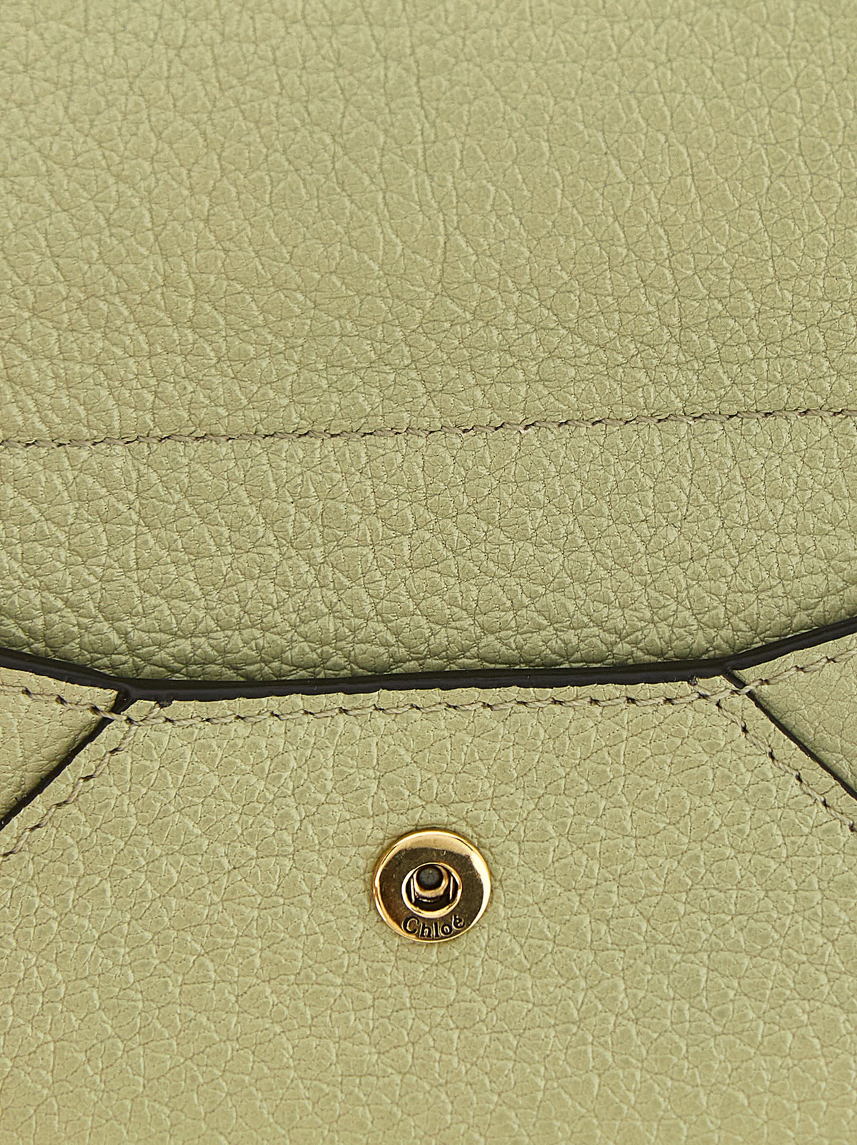 Chloé Bicolor Goatskin Cardholder