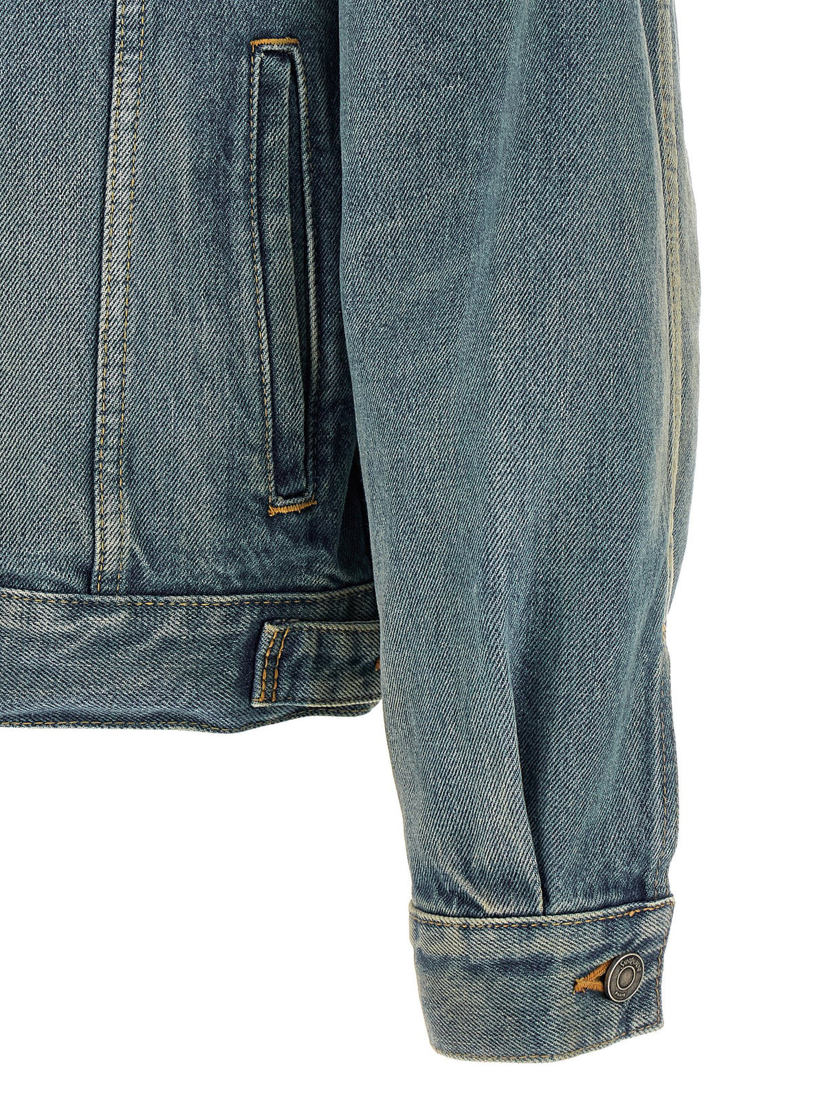 Saint Laurent Blue Cotton Denim Jacket