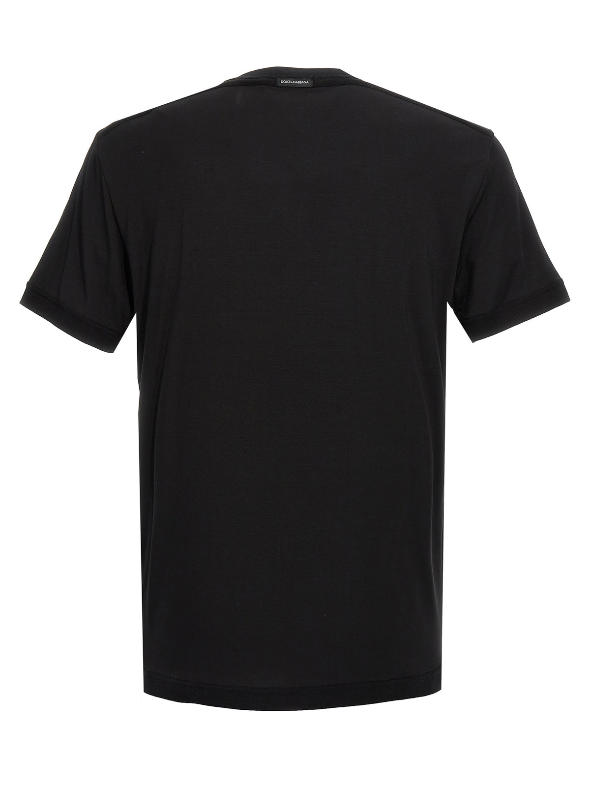 Dolce & Gabbana Black Viscose T-Shirt