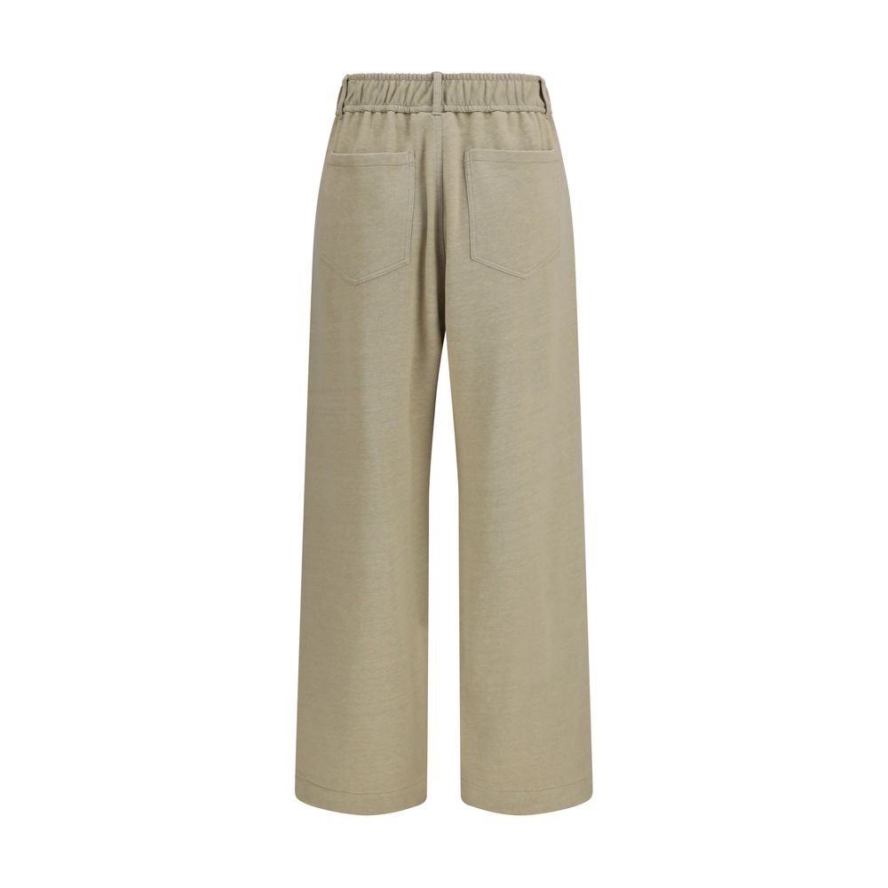 Brunello Cucinelli Beige Cotton Casual Pants